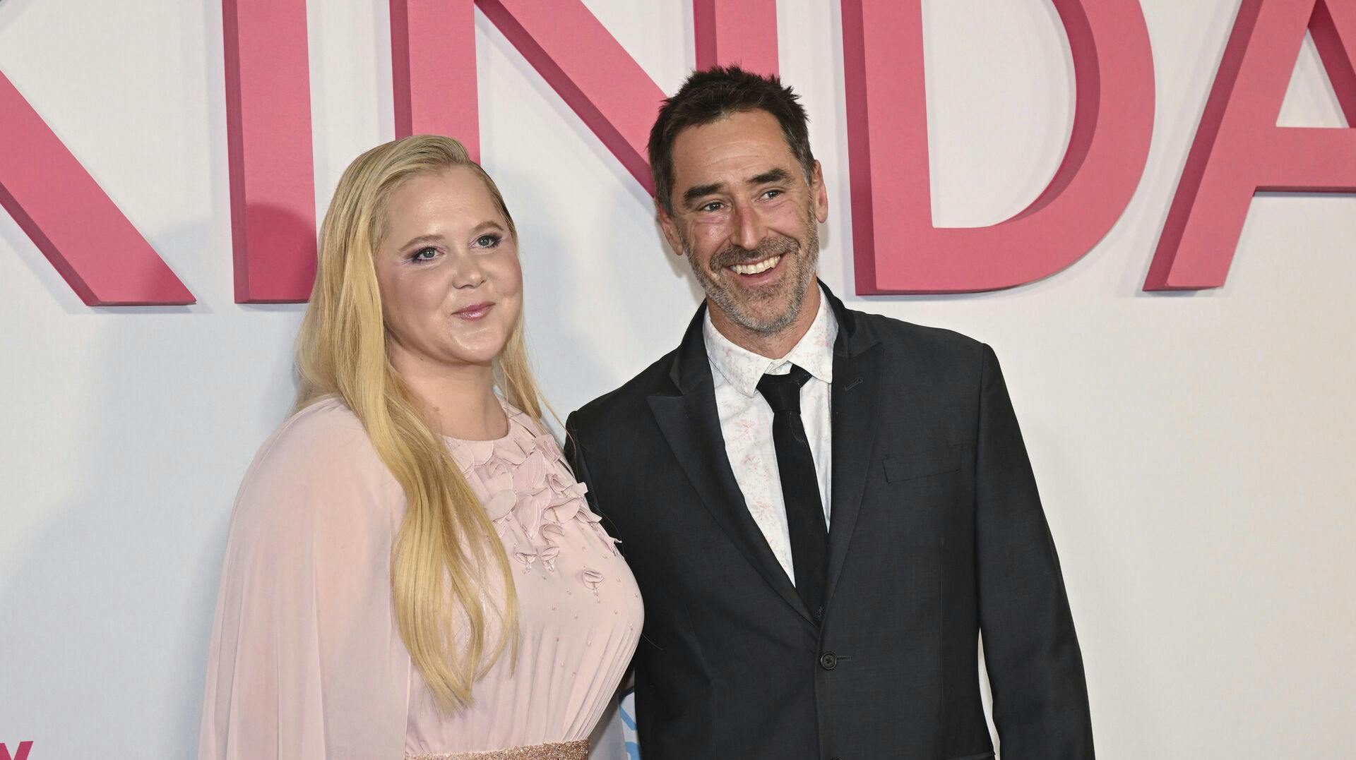 Photo by: NDZ/STAR MAX/IPx 2025 2/3/25 Amy Schumer and Chris Fischer at Netflix's 'Kinda Pregnant' Premiere, on February 3, 2025 in New York City.