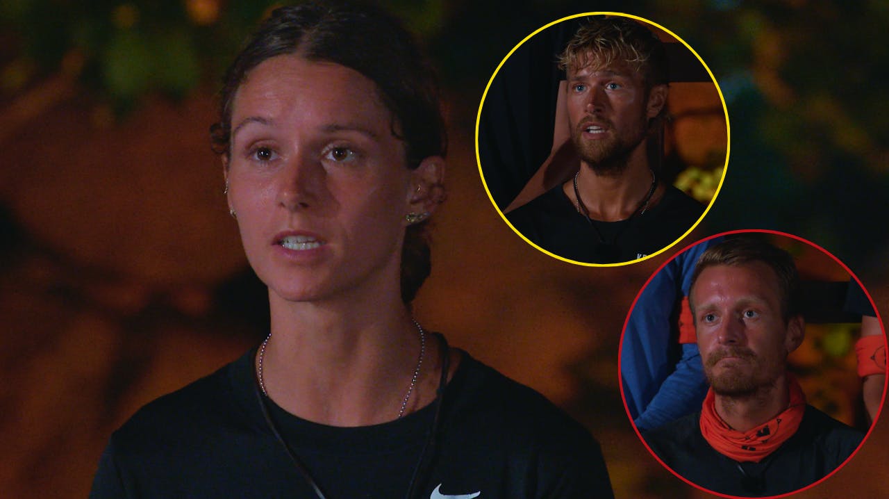 Line Bøg Risager er i tvivl om, om hun skal gå efter Anders eller Andreas. Men hun ender med at følge hjertet.