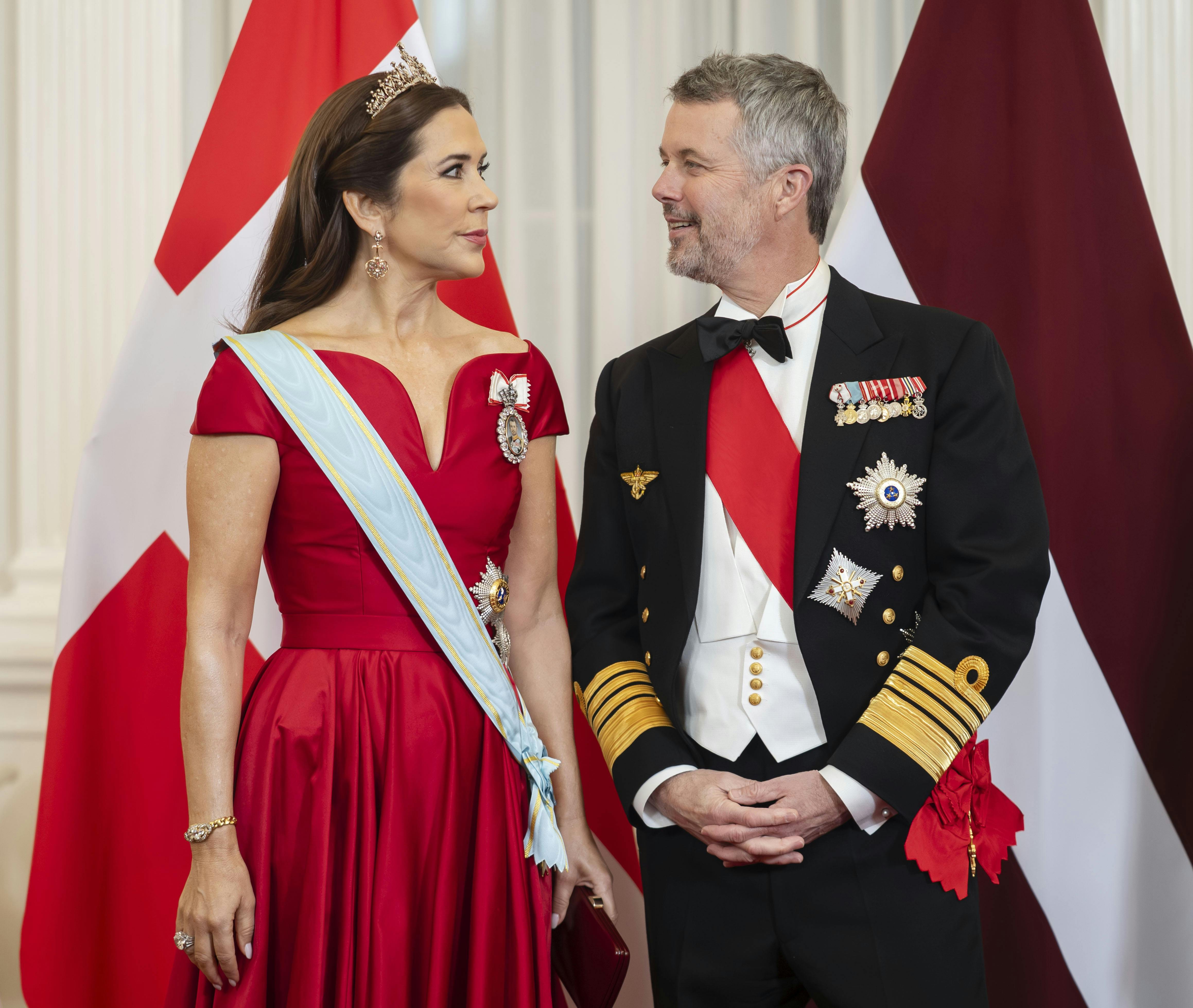 Dronning Mary og kong Frederik