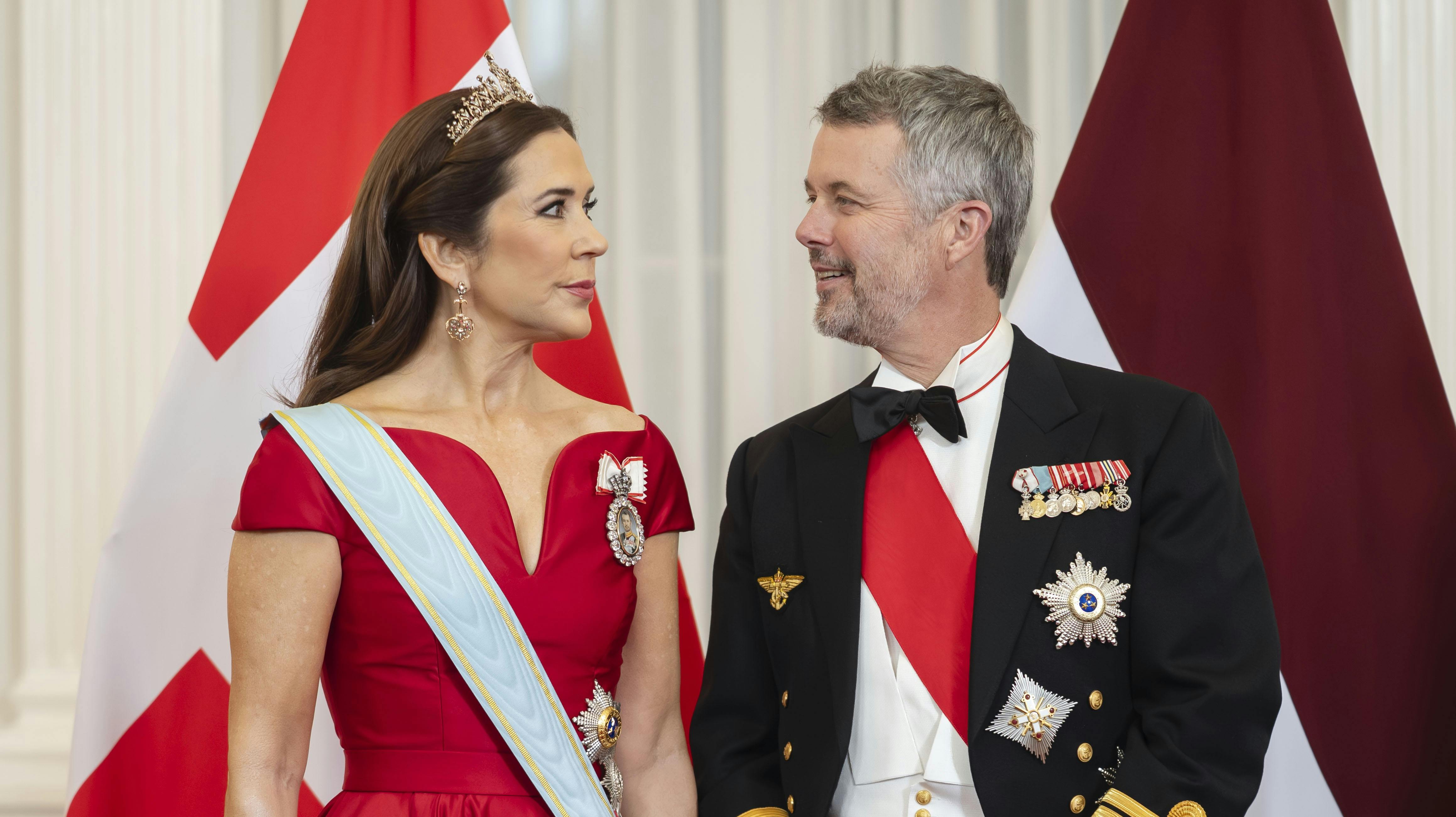 Dronning Mary og kong Frederik