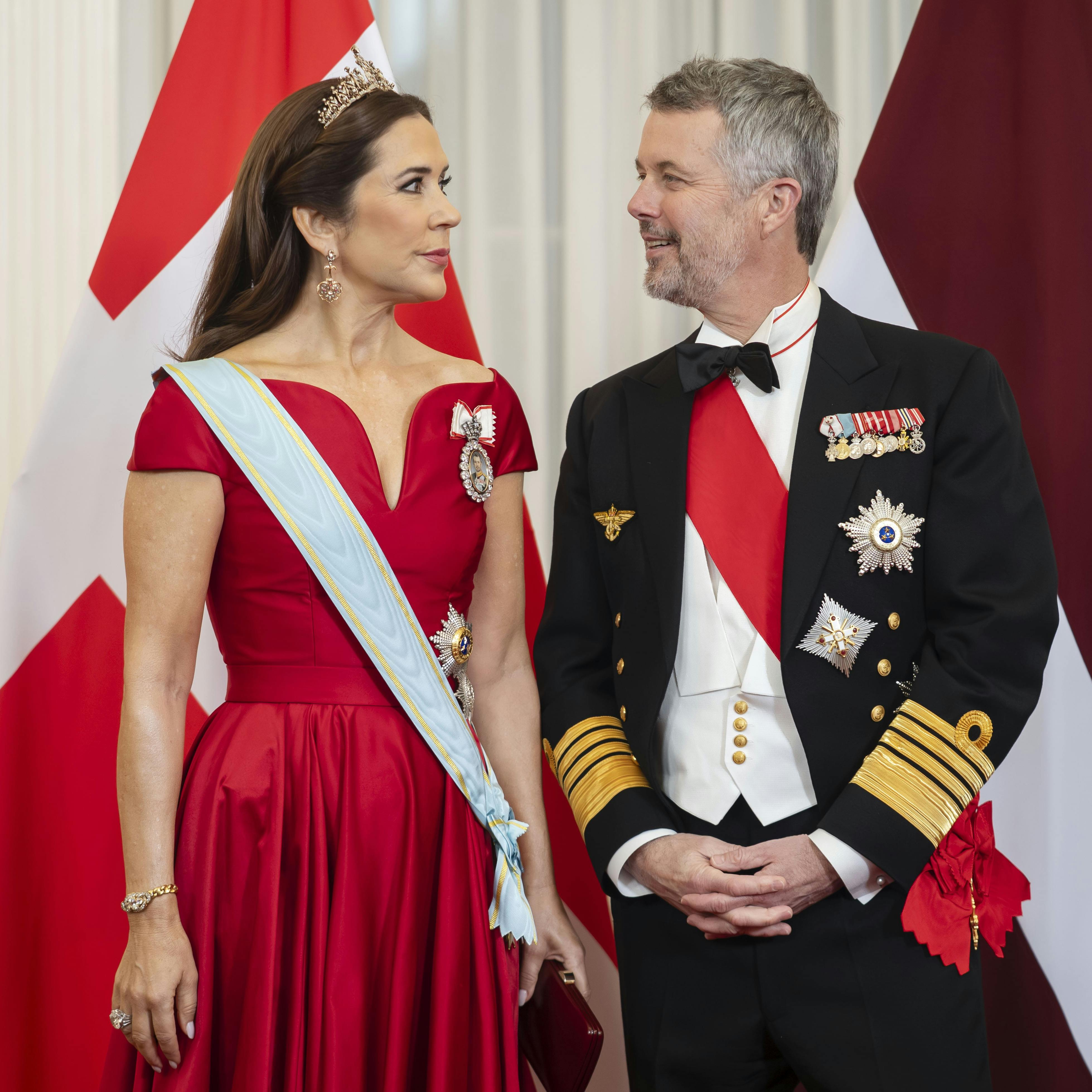 Dronning Mary og kong Frederik