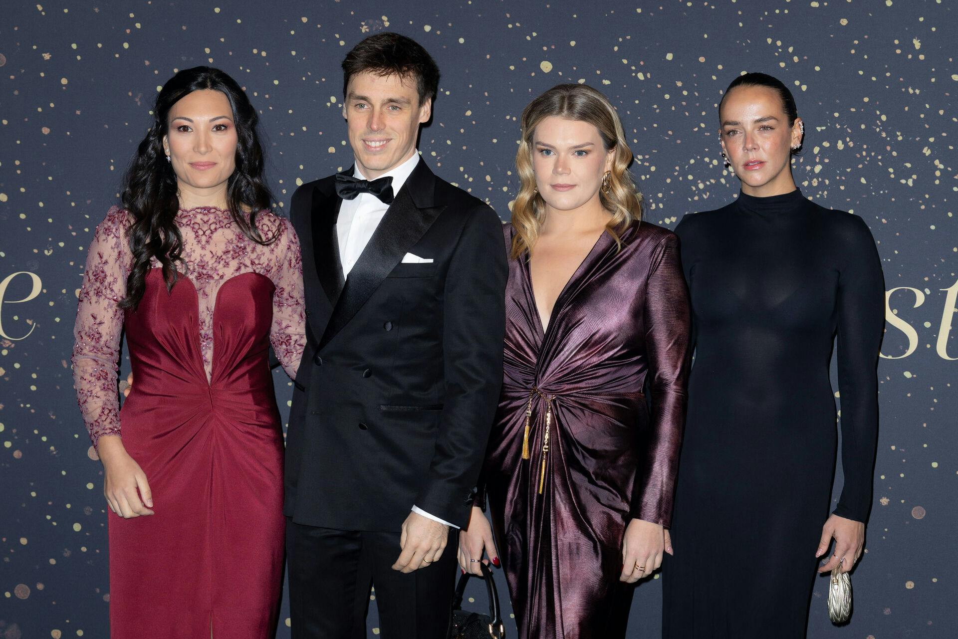 Louis Ducruet, Marie Hoa Chevallier, Camille Gottlieb og Pauline Ducruet til Gala des Etoilés ved "Festival des Etoilés" i Monaco 29. november.