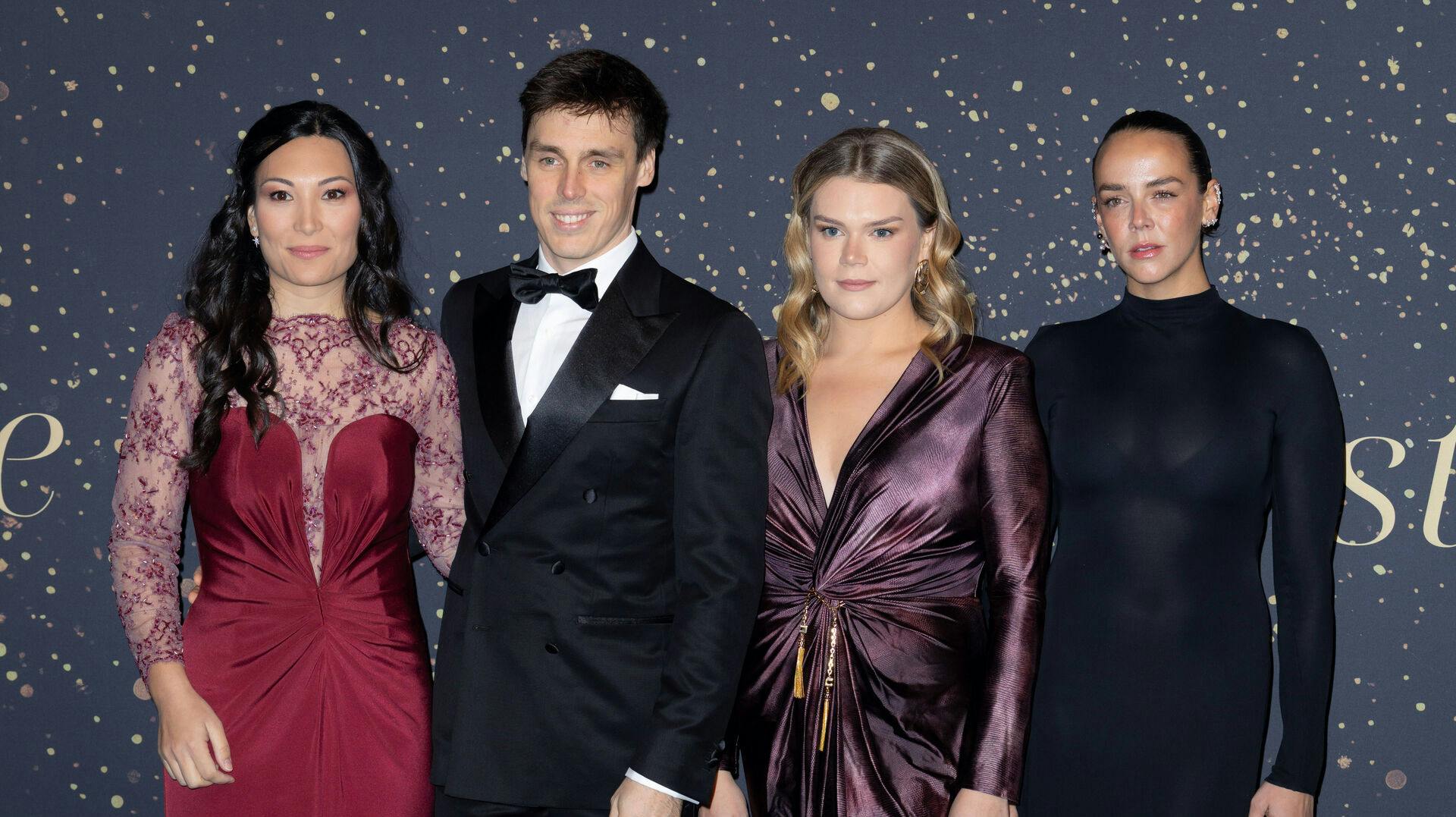 Louis Ducruet, Marie Hoa Chevallier, Camille Gottlieb og Pauline Ducruet til Gala des Etoilés ved "Festival des Etoilés" i Monaco 29. november.