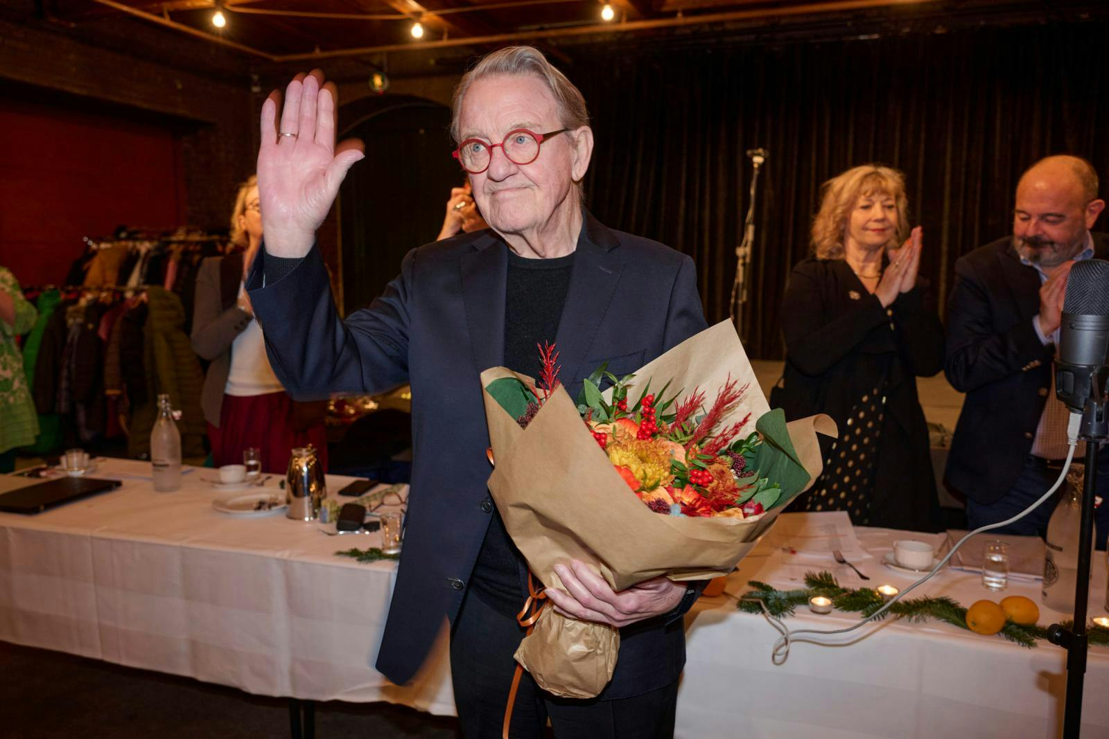 Henning Jensen blev hædret med en ærespris.