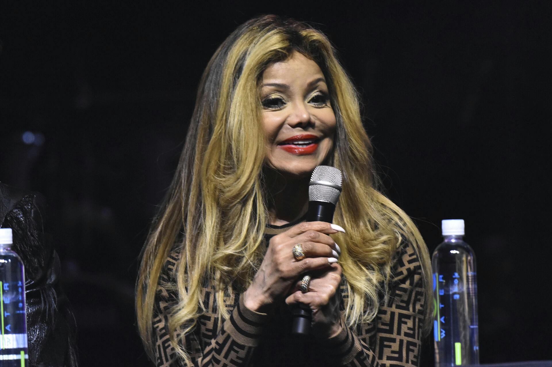 Photo by: CT/EPX/STAR MAX/IPx 10/22/19 La Toya Jackson at a press conference to present 'Forever: The best Show About The King of Pop' in tribute to Michael Jackson at Centro Cultural Teatro 1 in Mexico City, Mexico.
