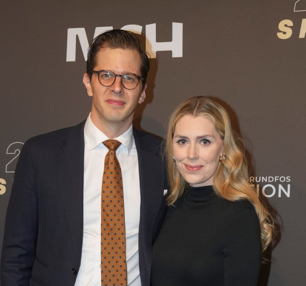 Alex Vanopslagh med kæresten Nana Halmark.