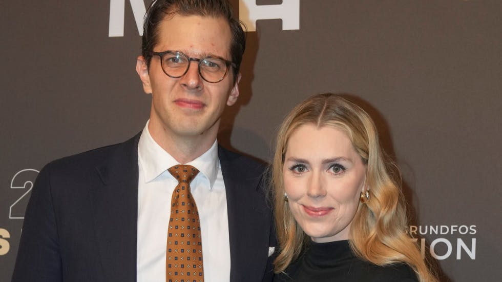 Alex Vanopslagh med kæresten Nana Halmark.