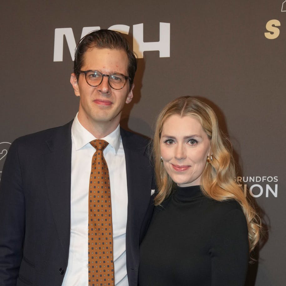 Alex Vanopslagh med kæresten Nana Halmark.