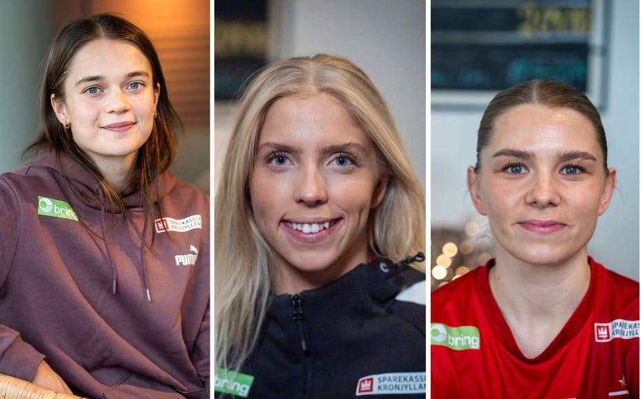 Emma Friis, Julie Scaglione og Trine Østergaard har alle partnere, der hepper med fra sidelinjen.&nbsp;
