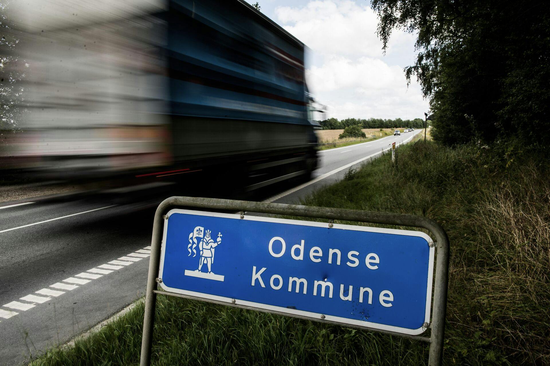 Odense er hårdt ramt fredag aften.&nbsp;