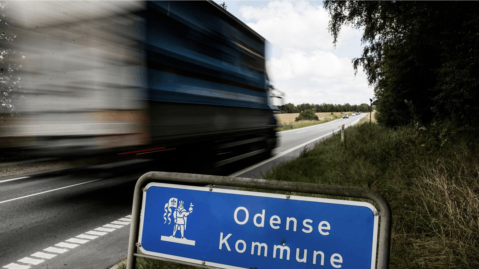 Odense er hårdt ramt fredag aften. 