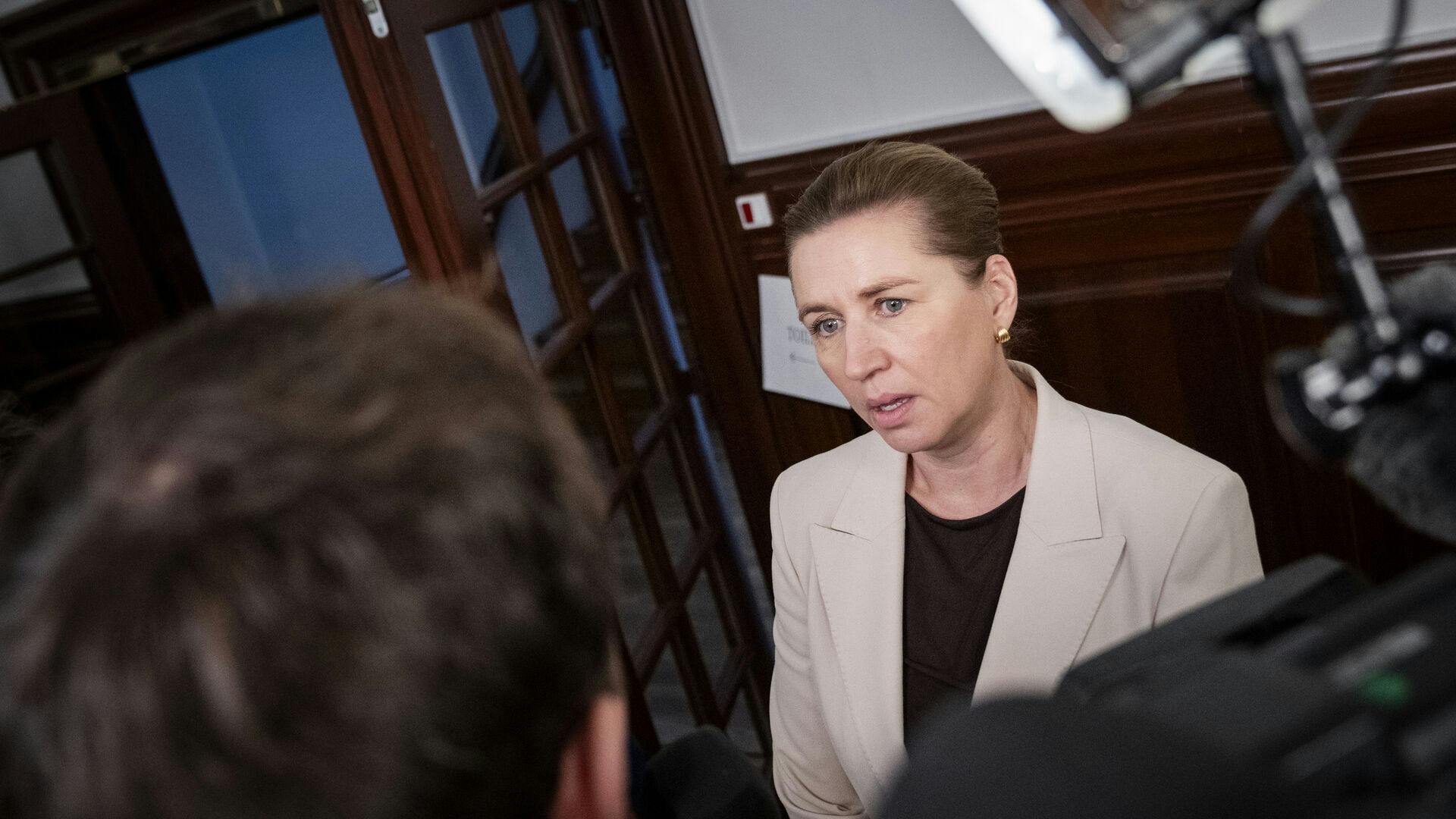 Statsminister Mette Frederiksen (S) ankommer til Møde i Socialdemokratiets folketingsgruppe på Christiansborg tirsdag den 2. december 2025.. (Foto: Sebastian Elias Uth/Ritzau Scanpix)
