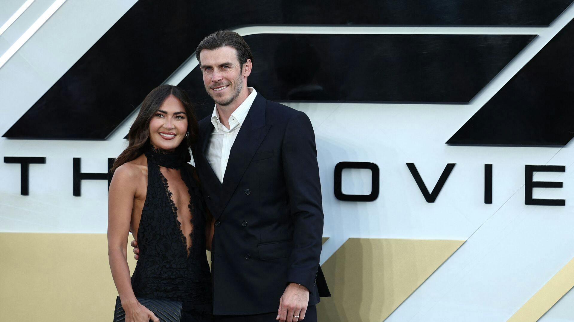 Gareth Bale and hustruen Emma Rhys-Jones.