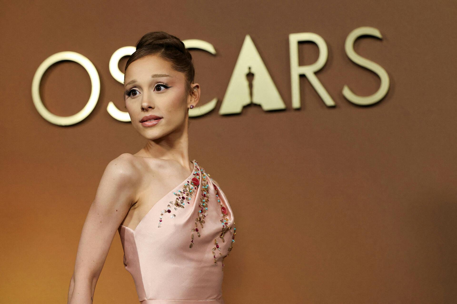 Ariana Grande attends the Academy of Motion Picture Arts and Sciences 16th Governors Awards in Los Angeles, California, U.S., November 16, 2025. REUTERS/Mario Anzuoni