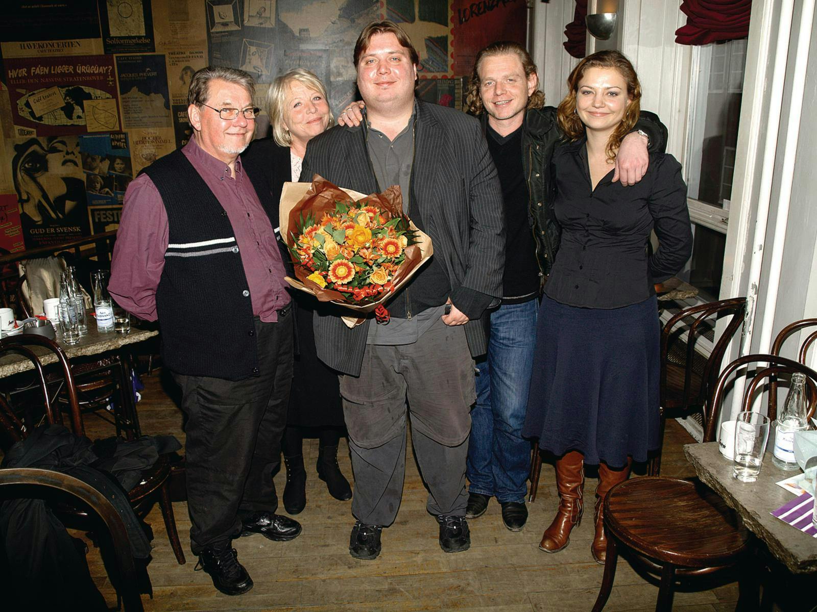 Her ses Christoffer Bro, Helle Hertz, Nicolas Bro, Anders Peter Bro og Laura Bro.