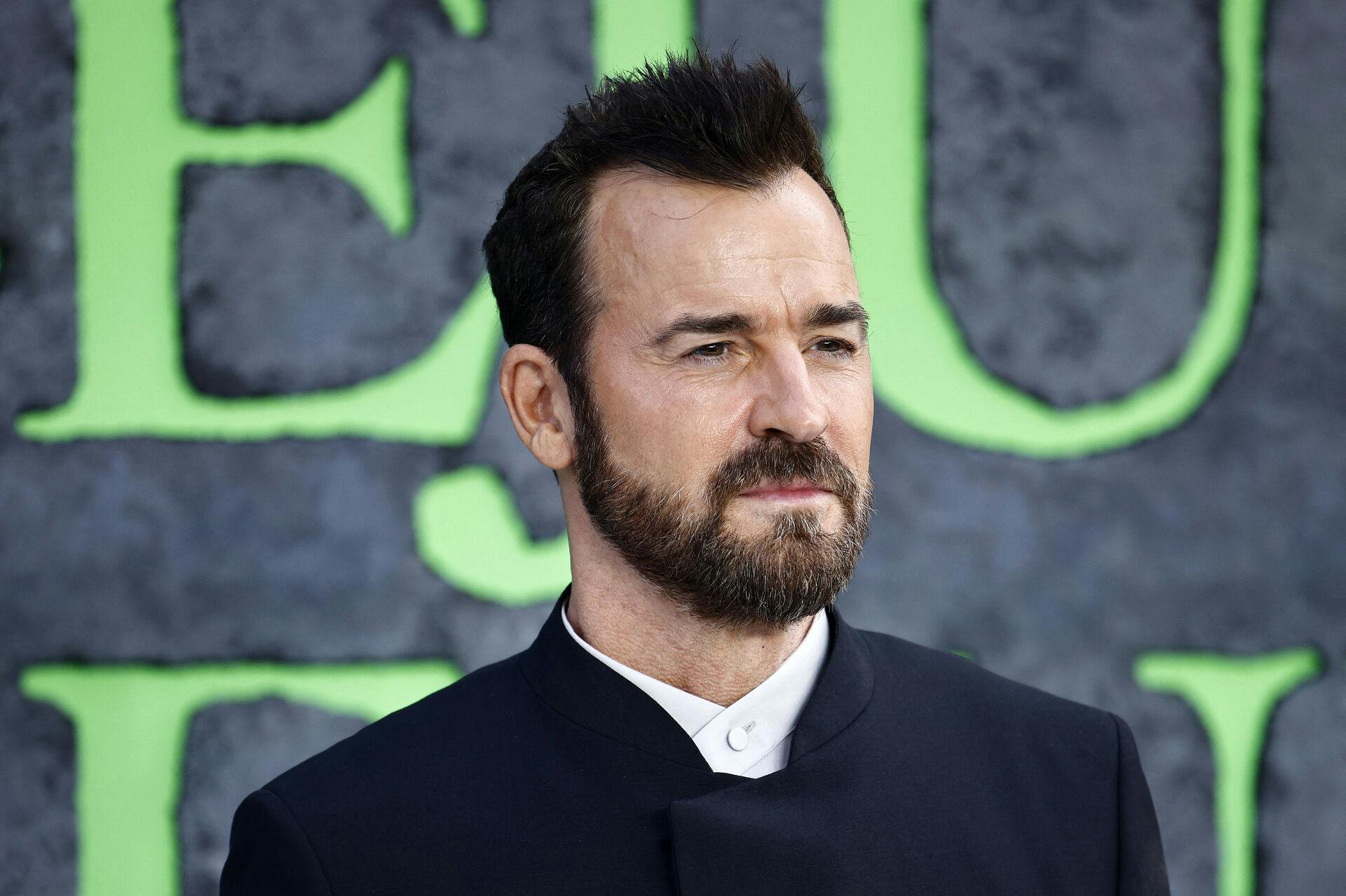 US actor Justin Theroux poses on the red carpet upon arrival to attend the UK premiere of the film "Beetlejuice Beetlejuice", in central London, on August 29, 2024. BENJAMIN CREMEL / AFP