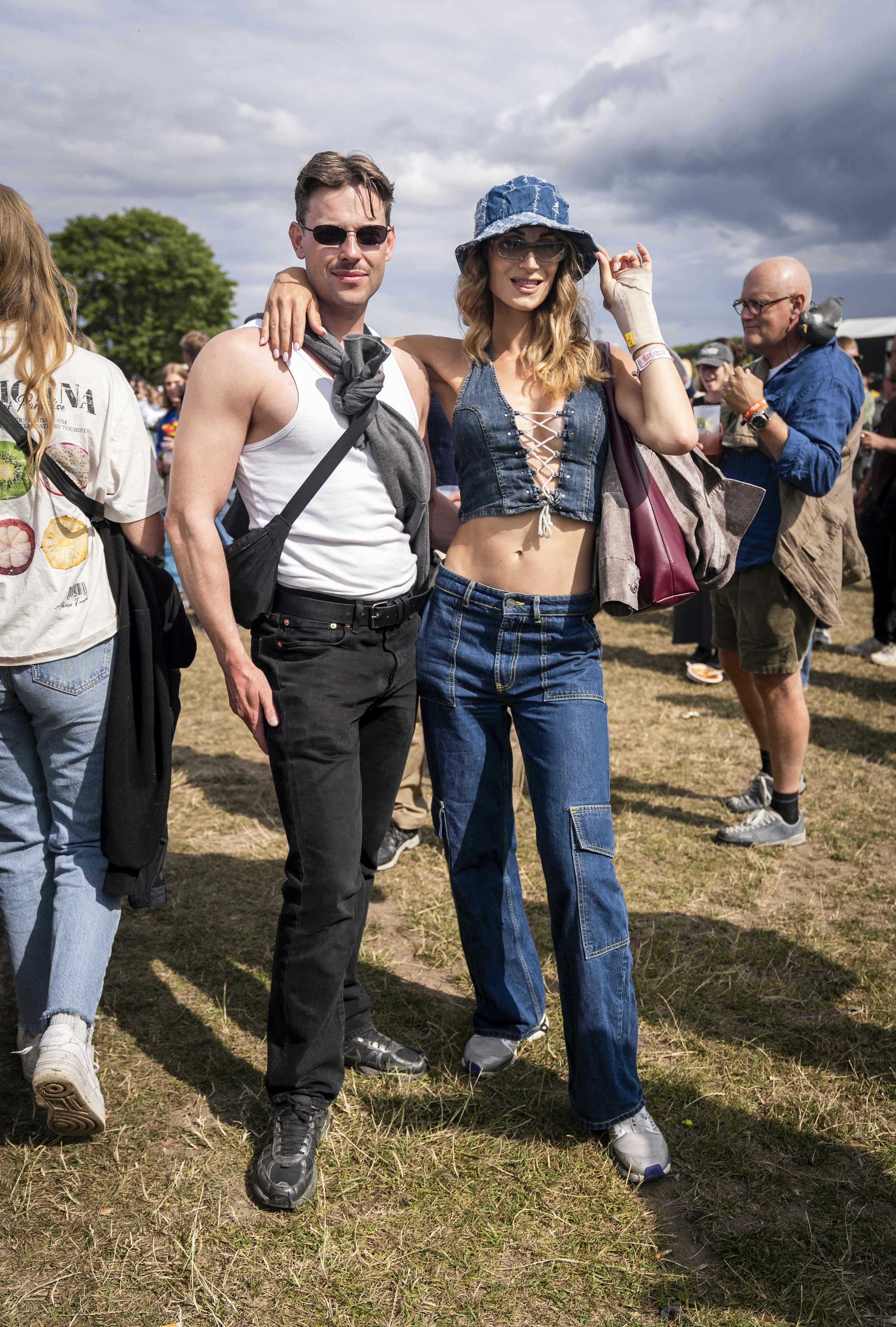 May Lifschitz måtte indtænke forbinding i sit festivallook i år. 