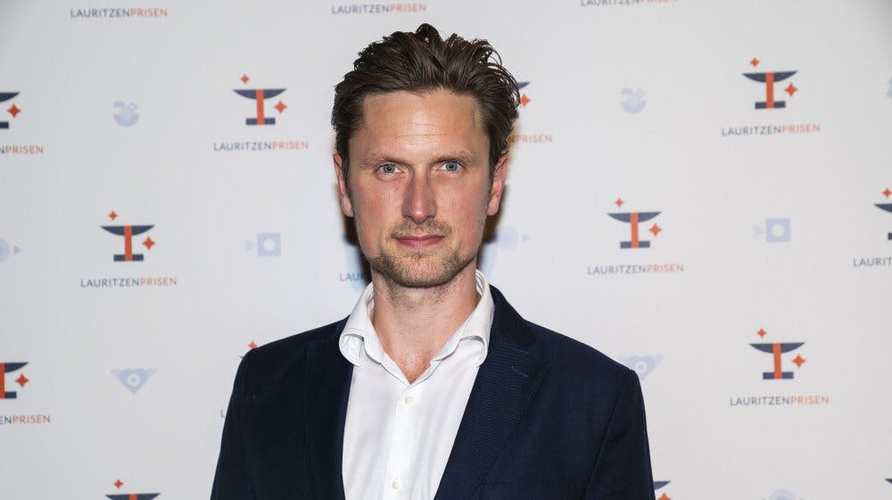 Mikkel Boe Følsgaard på den røde løber ved en prisuddeling i 2021. Skuespilleren har en bærende rolle i den nye film "Mand op!", som får premiere torsdag. (Arkivfoto). - Foto: Martin Sylvest/Ritzau Scanpix
