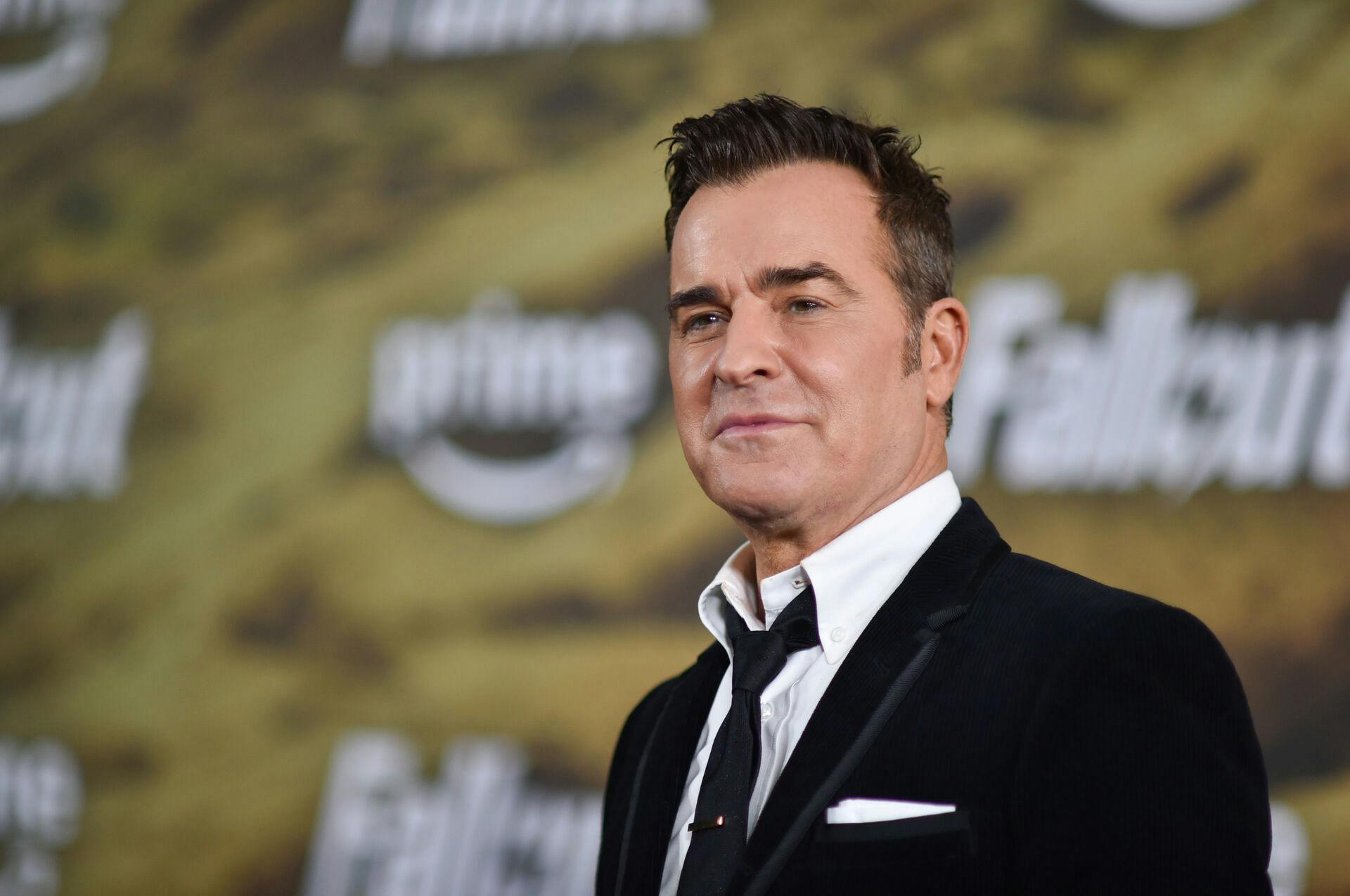 Justin Theroux arrives at the premiere of "Fallout" on Monday, Dec. 8, 2025, at Academy Museum of Motion Pictures in Los Angeles. (Photo by Richard Shotwell/Invision/AP)