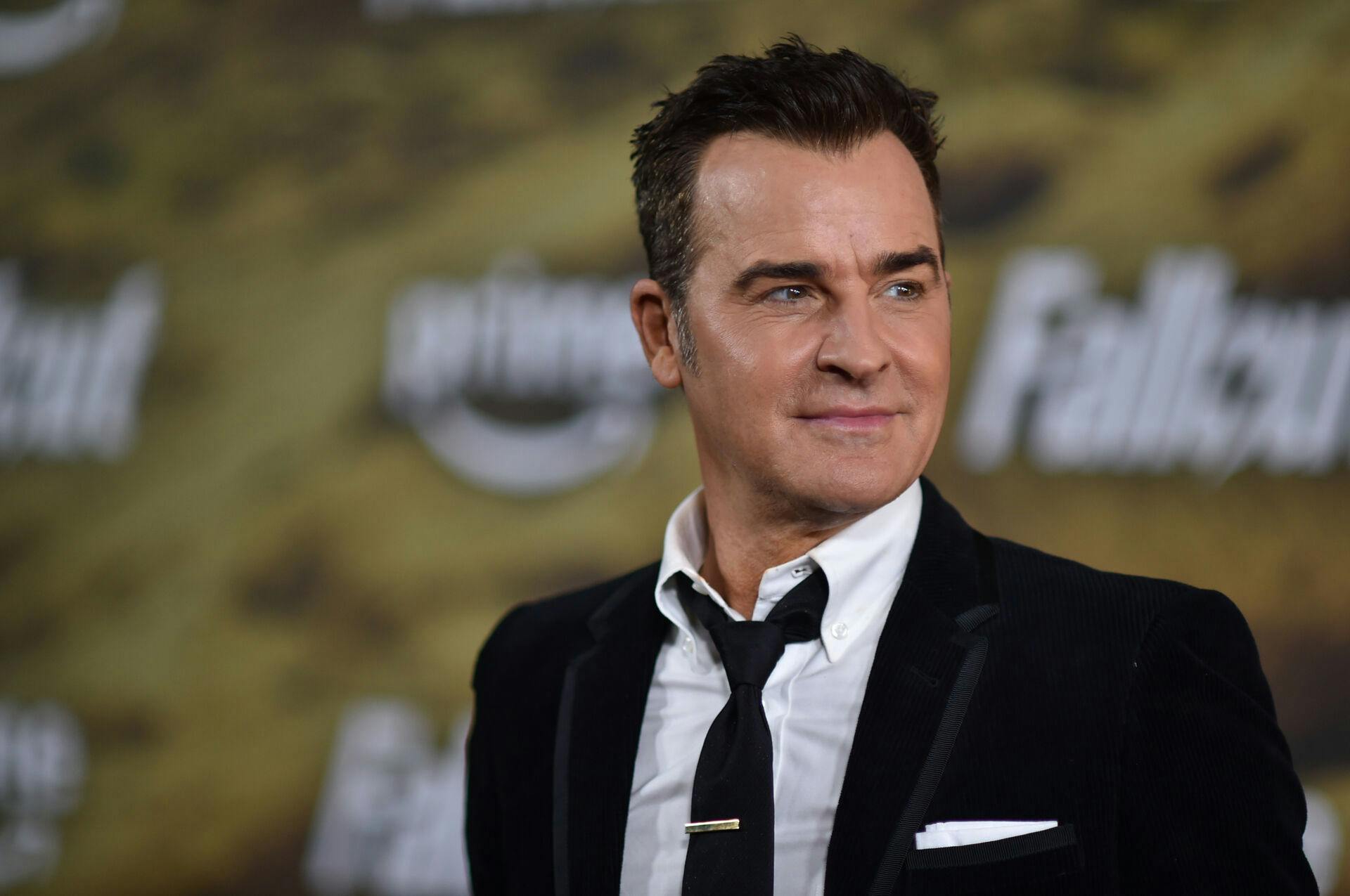 Justin Theroux arrives at the premiere of "Fallout" on Monday, Dec. 8, 2025, at Academy Museum of Motion Pictures in Los Angeles. (Photo by Richard Shotwell/Invision/AP)