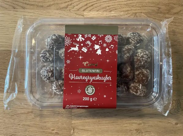 Her er de tilbagekaldte havregrynskugler.