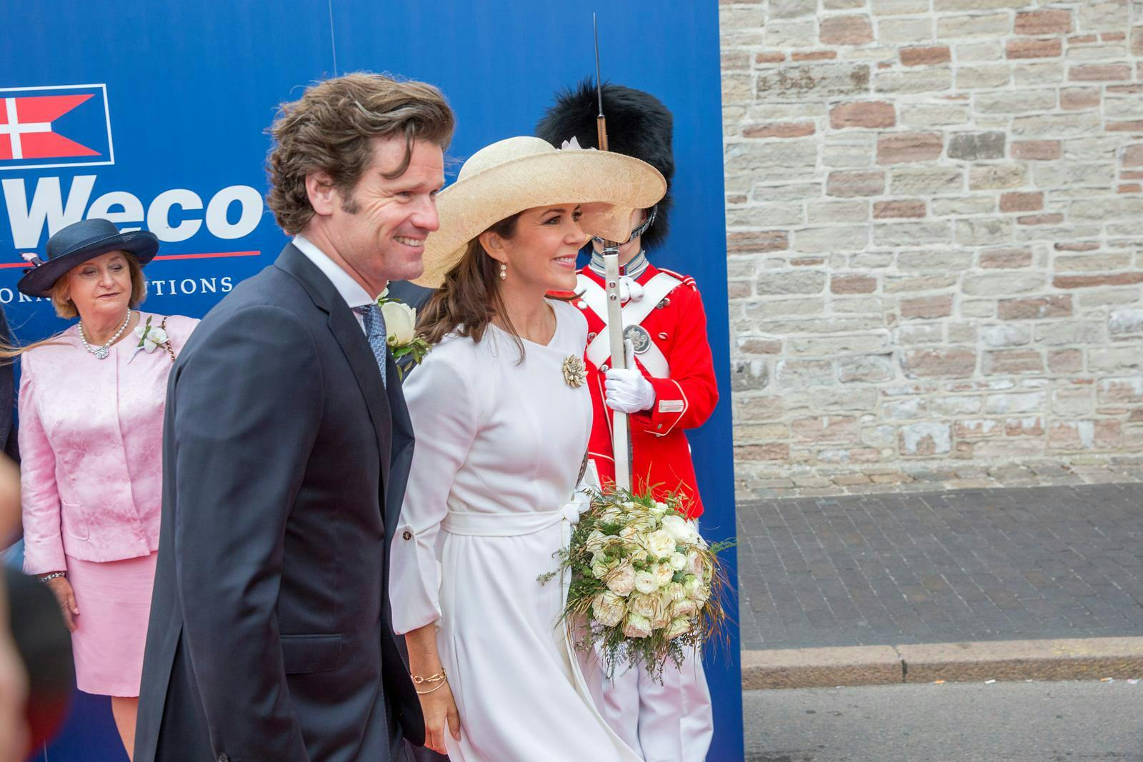 Johan Wedell-Wedellsborg er blandt Frede og Marys nærmeste venner. Her ses han i 2019 med daværende kronprinsesse Mary.