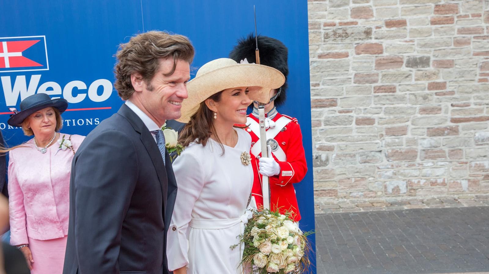 Johan Wedell-Wedellsborg er blandt Frede og Marys nærmeste venner. Her ses han i 2019 med daværende kronprinsesse Mary.