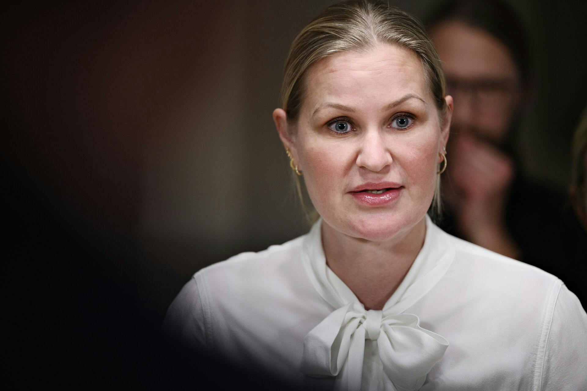 Britt Bager på Christiansborg i København i 2021.