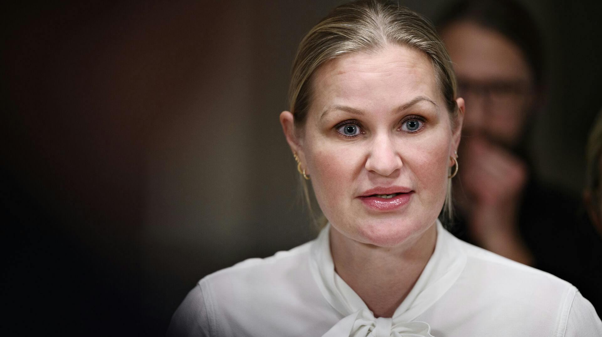 Britt Bager på Christiansborg i København i 2021.