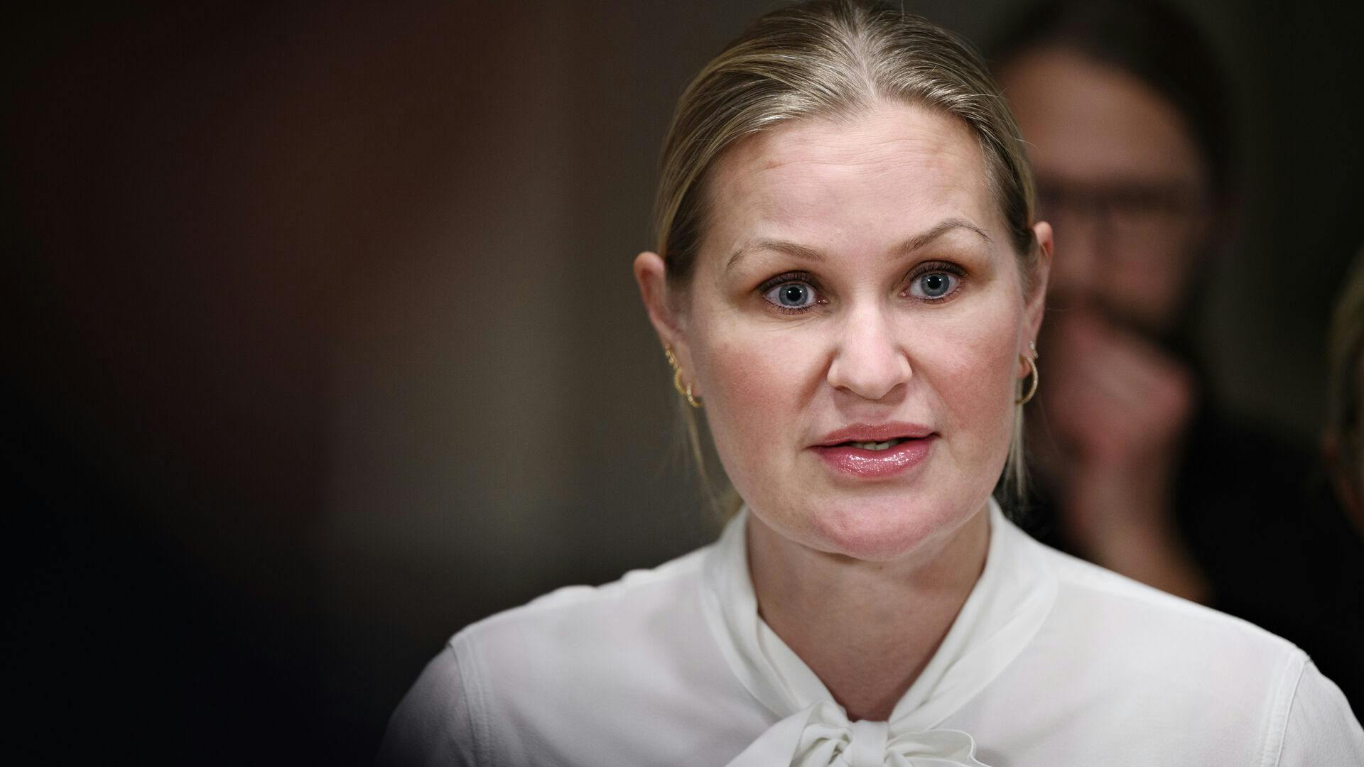 Britt Bager på Christiansborg i København i 2021.