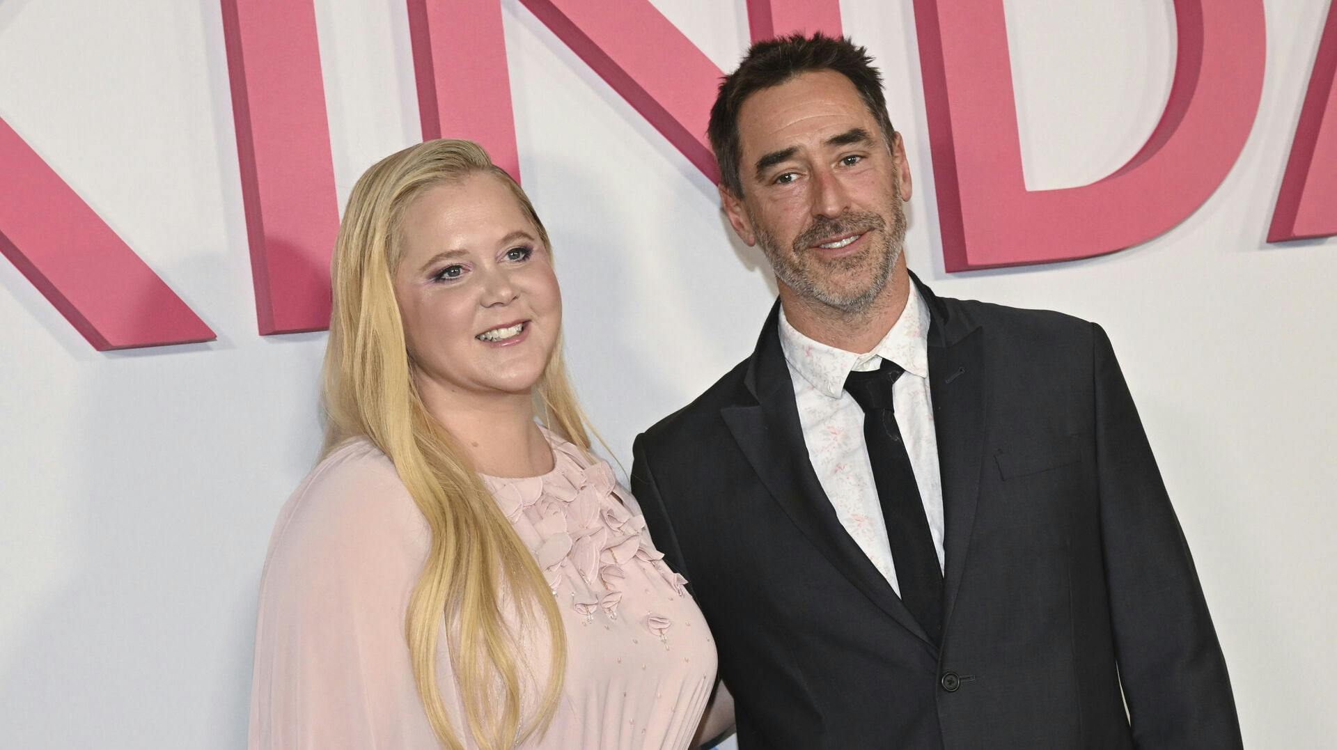 Photo by: NDZ/STAR MAX/IPx 2025 2/3/25 Amy Schumer and Chris Fischer at Netflix's 'Kinda Pregnant' Premiere, on February 3, 2025 in New York City.