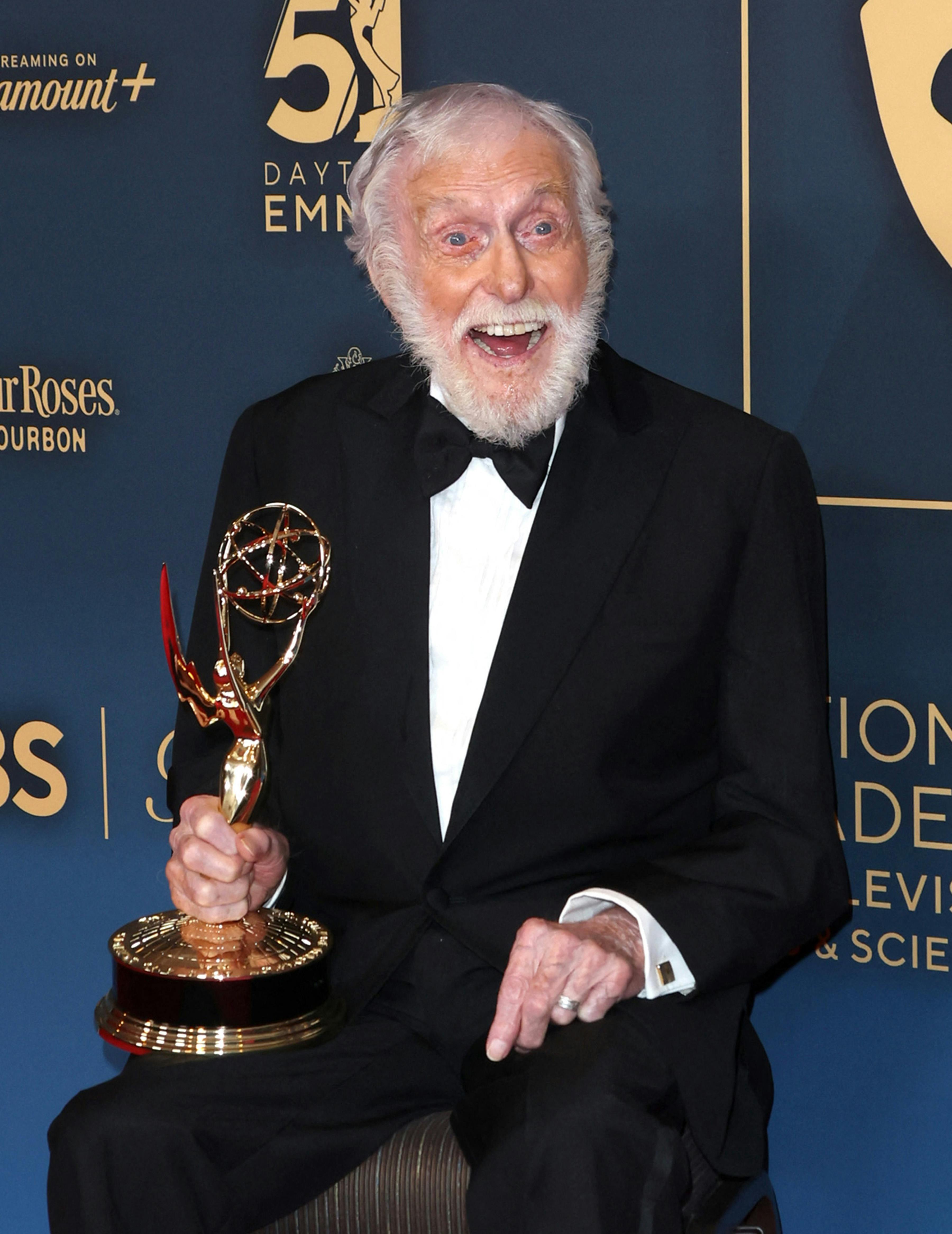 Dick Van Dyke til Emmy Awards i 2024.