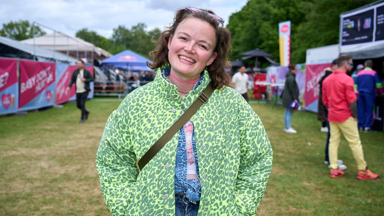 Nina Ettrup Larsen til "Vi elsker" i maj - kort før hun deltog i en jysk musikfestival, hvor hun mødte sin nye flamme.