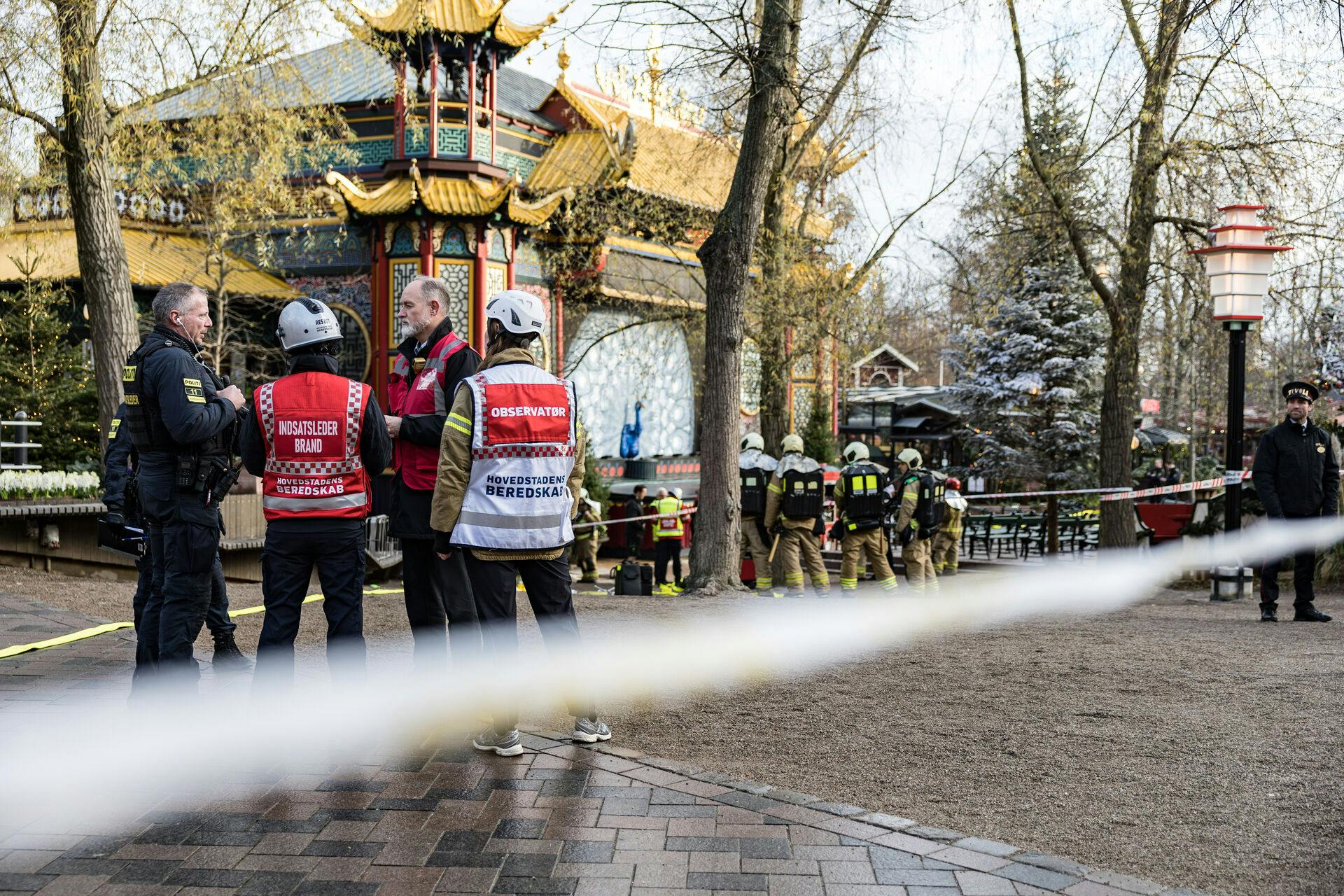 Der har onsdag været brand i Tivoli - den er nu under kontrol.