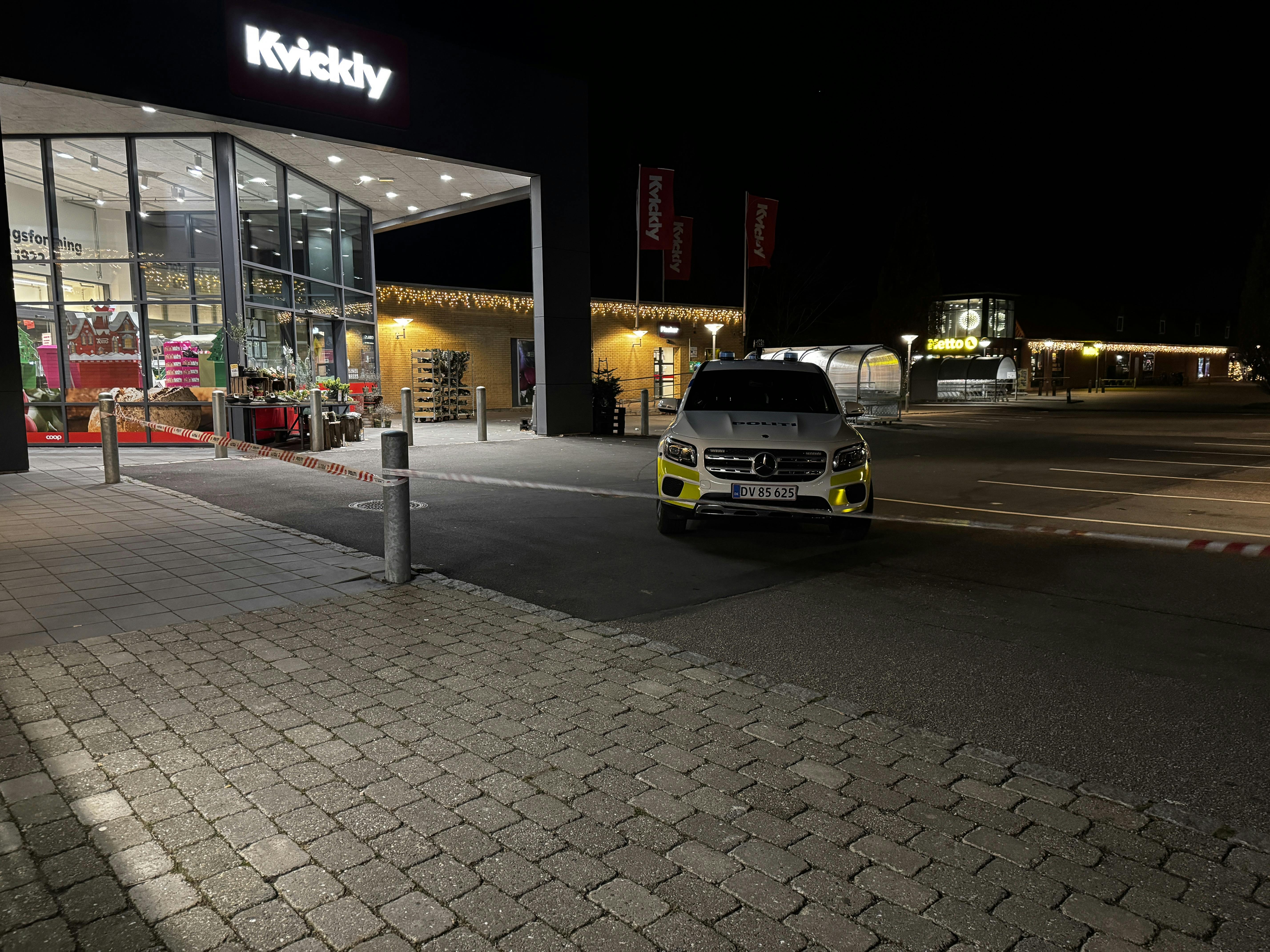 Det var angiveligt et skænderi ved Kvickly, der udviklede sig til et muligt skyderi.