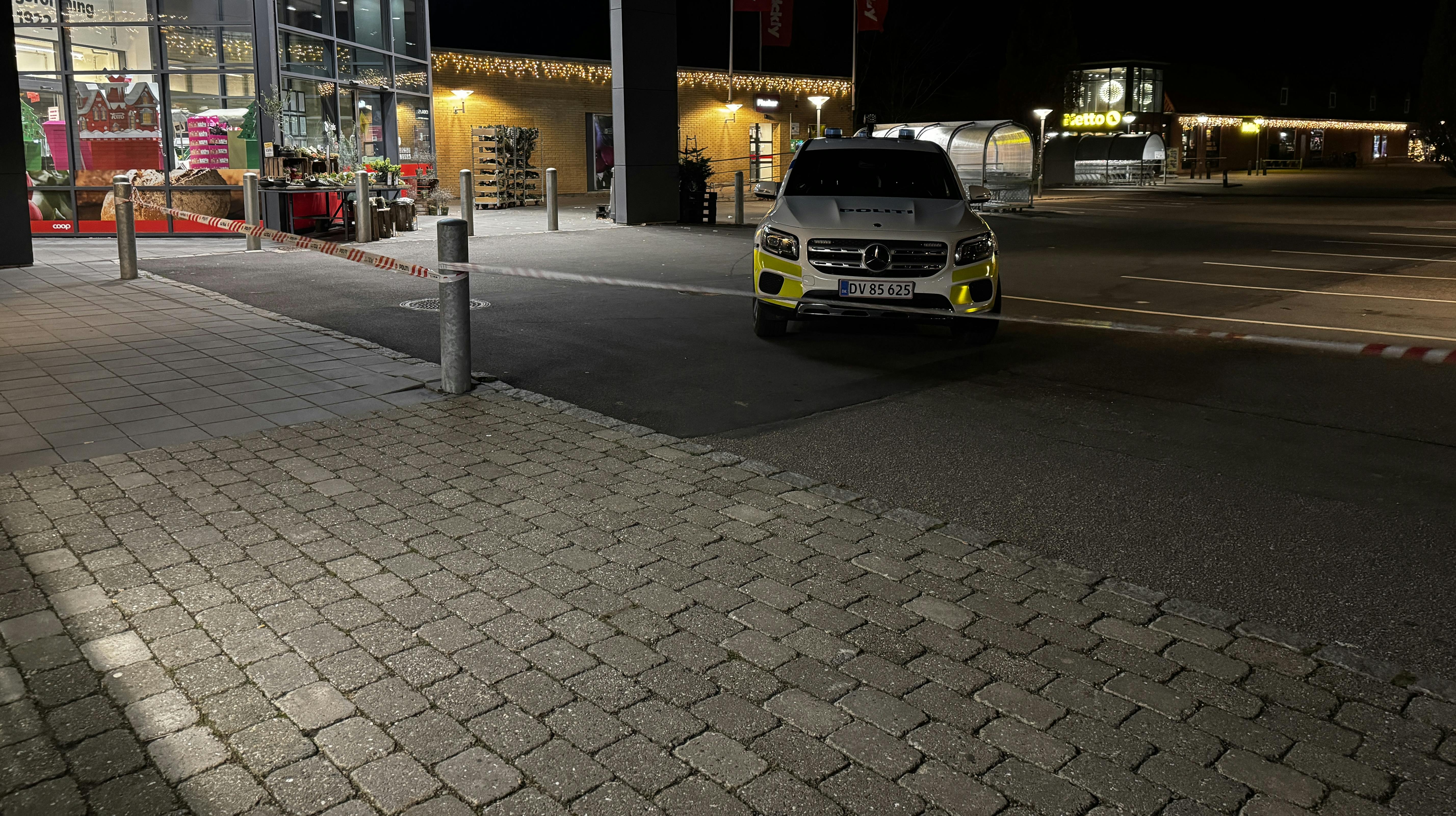 Det var angiveligt et skænderi ved Kvickly, der udviklede sig til et muligt skyderi.