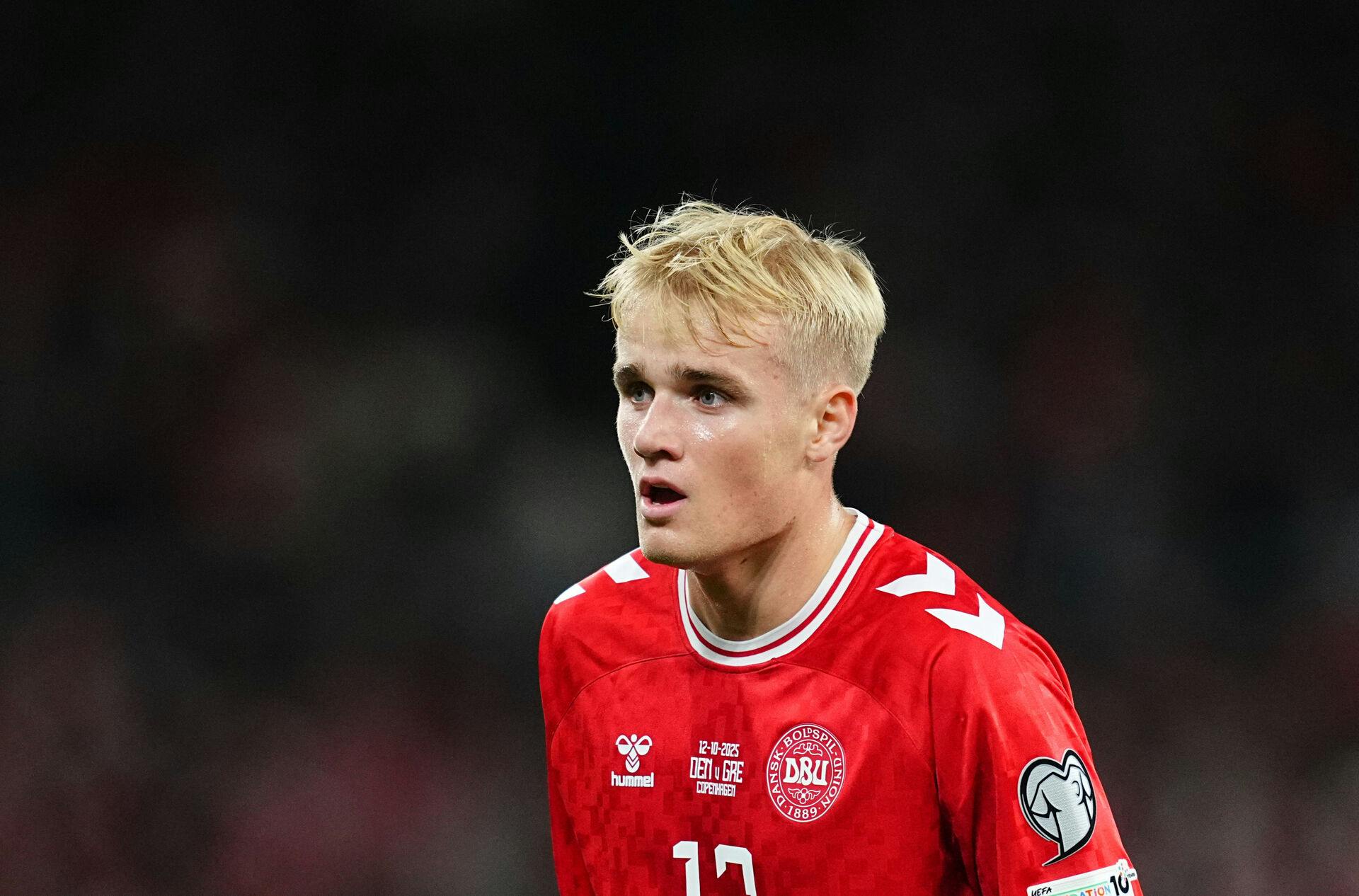 Den danske landsholdsspiller Victor Froholdt.