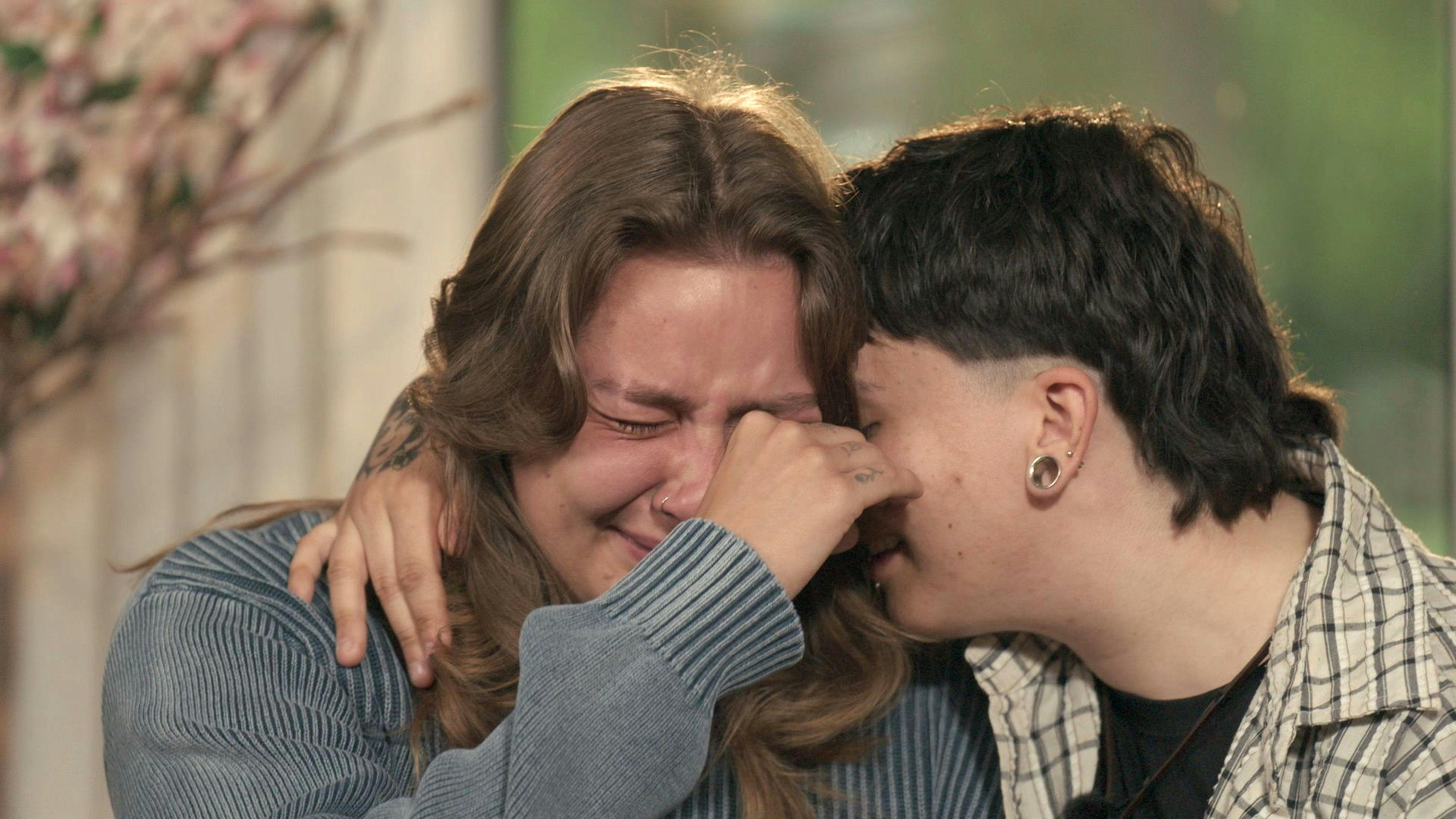 Lykke og Sara delte ærligt ud af deres udfordringer i "Døm vores forhold".