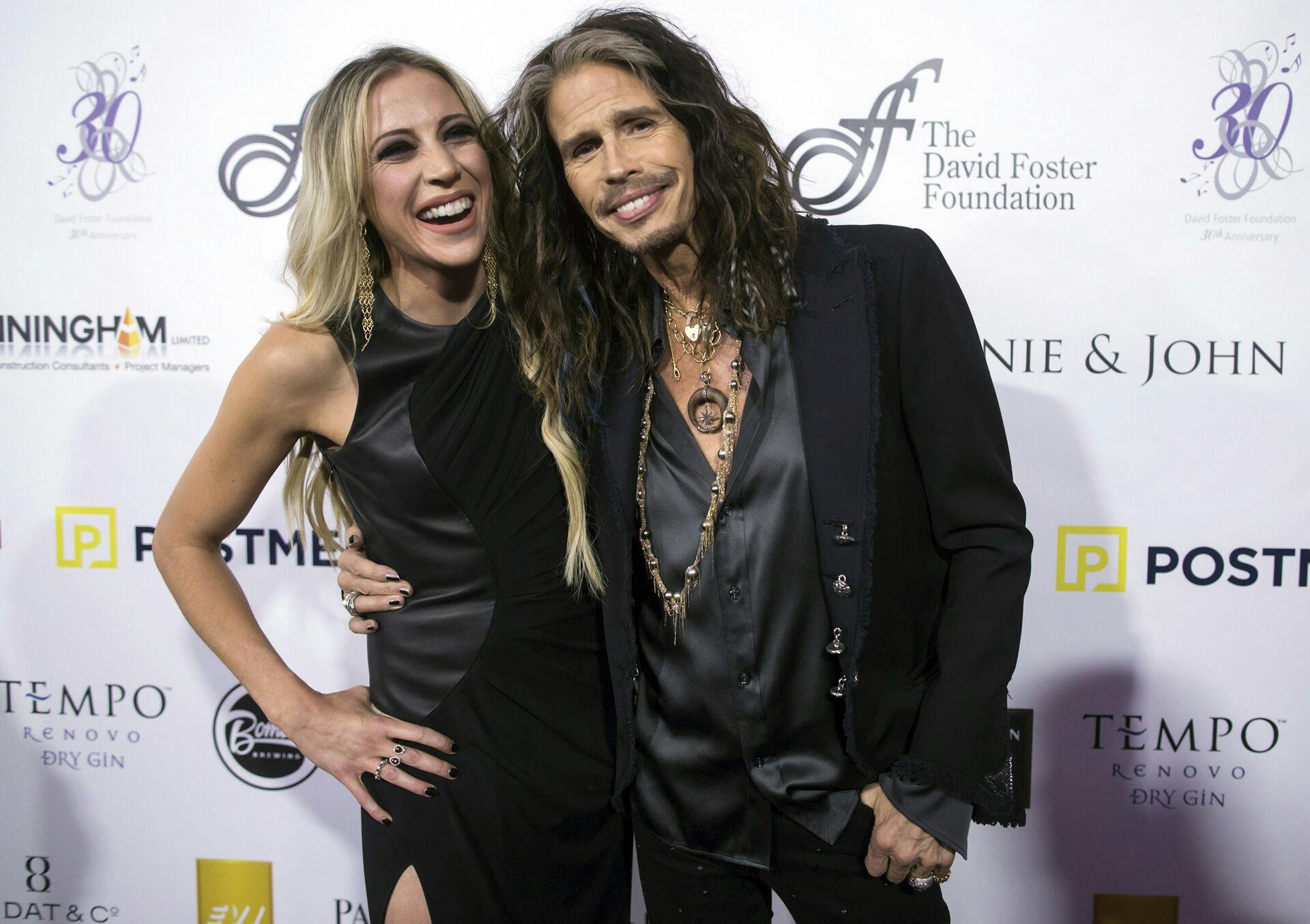 Steven Tyler og nu ekskæresten Aimee Preston.&nbsp;