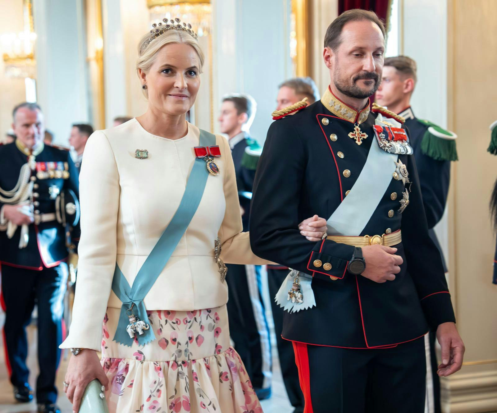 Parret har været gift siden 2001.