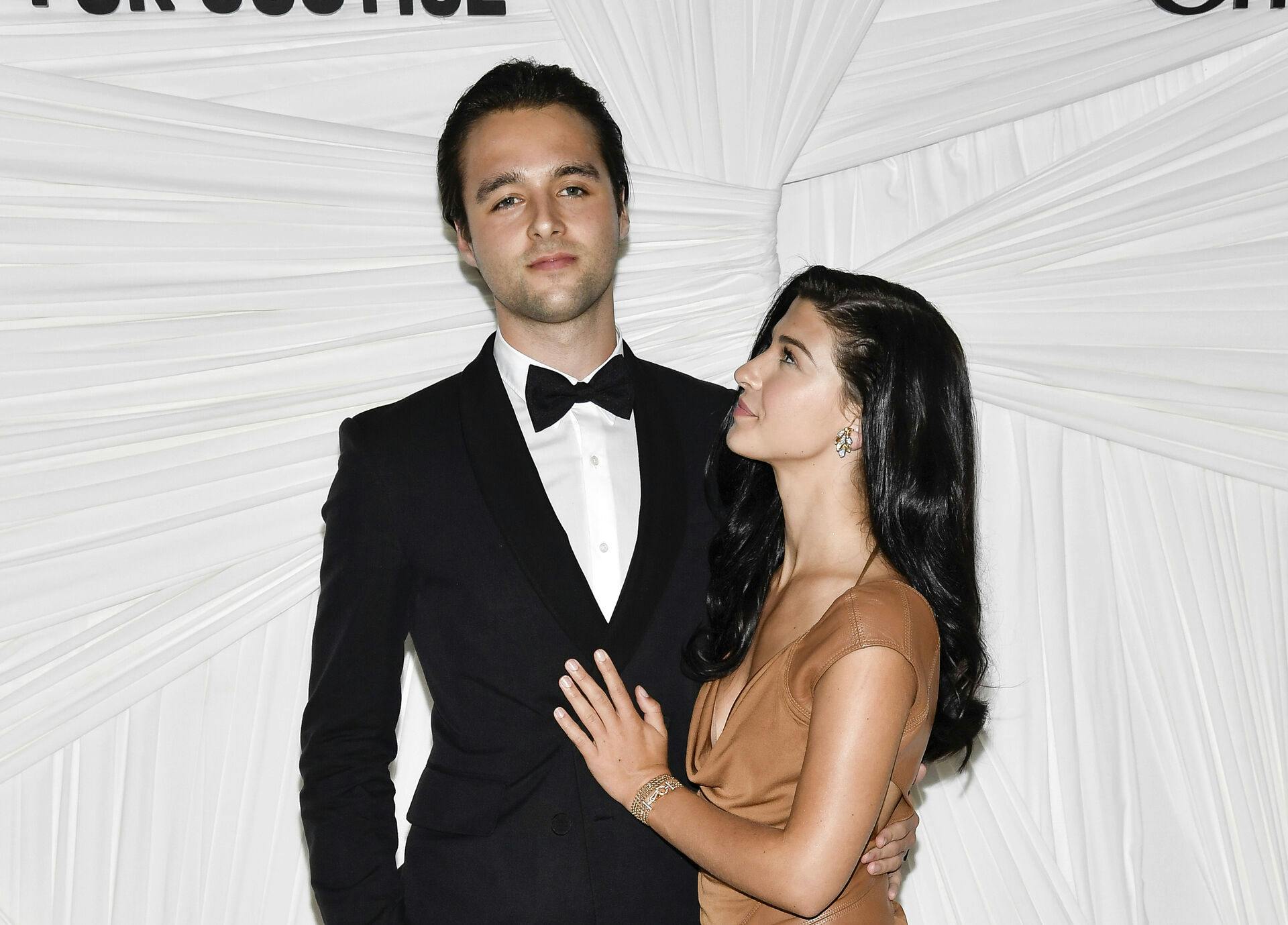 Phoebe Gates, right, and boyfriend Arthur Donald attend The Albies hosted by the Clooney Foundation for Justice at the New York Public Library on Thursday, Sept. 26, 2024, in New York. (Photo by Evan Agostini/Invision/AP)