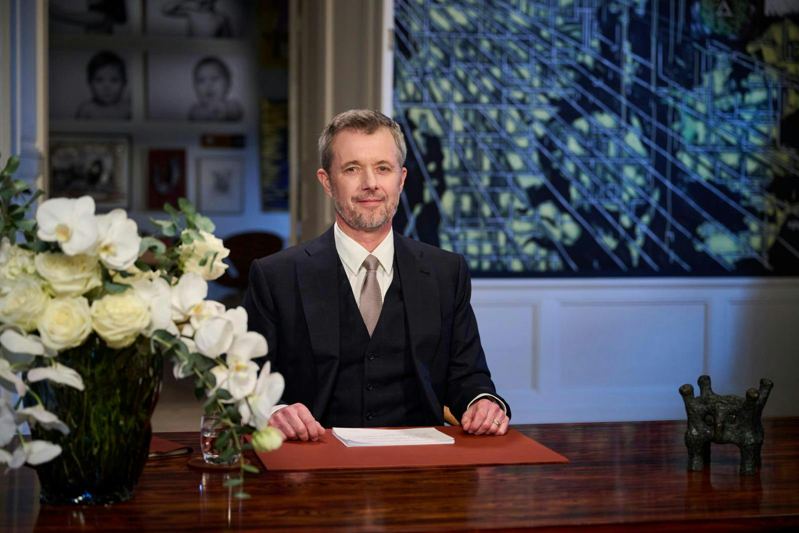 Kong Frederik skal holde sin anden nytårstale