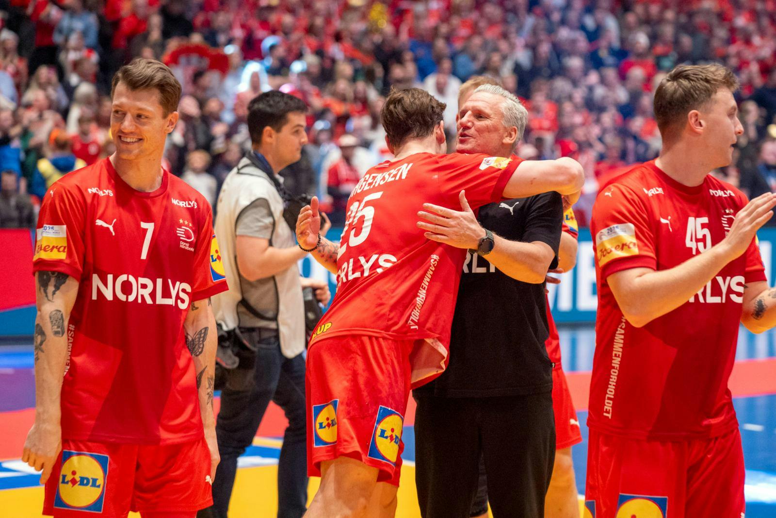 De danske håndboldherrer skal blandt andet møde USA.