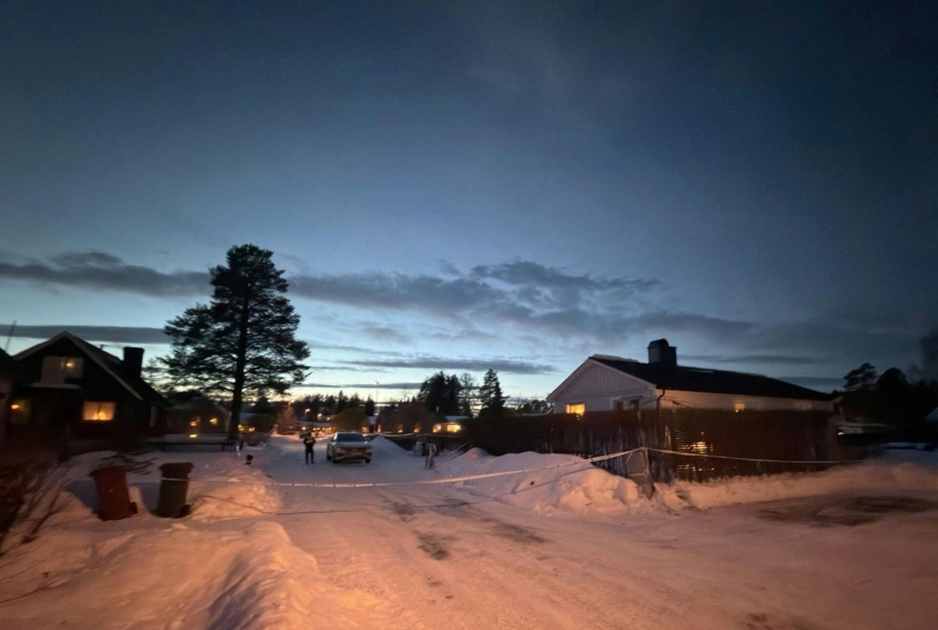 Den 55-årige kvinde blev angiveligt dræbt i et hus i Boden.