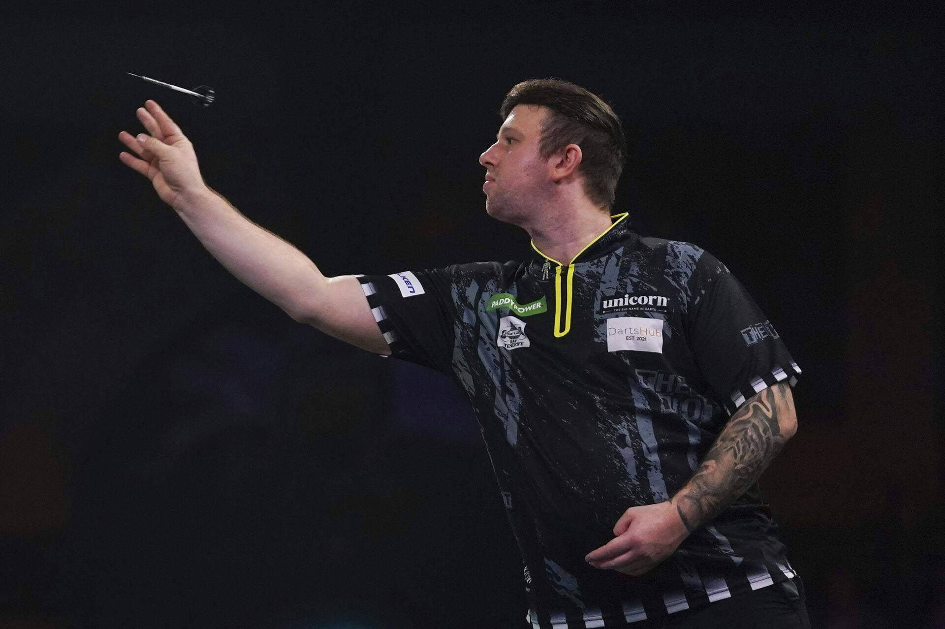Callan Rydz er nummer 42 på verdensranglisten i dart.