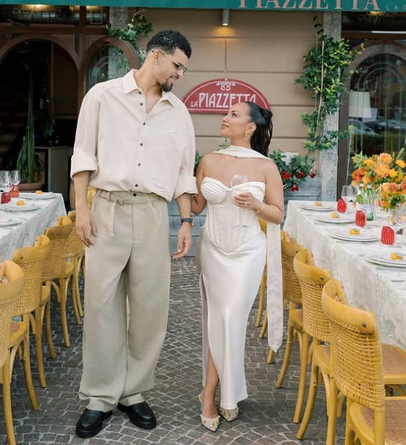 Dominic og Erica Solanke skal være forældre igen.