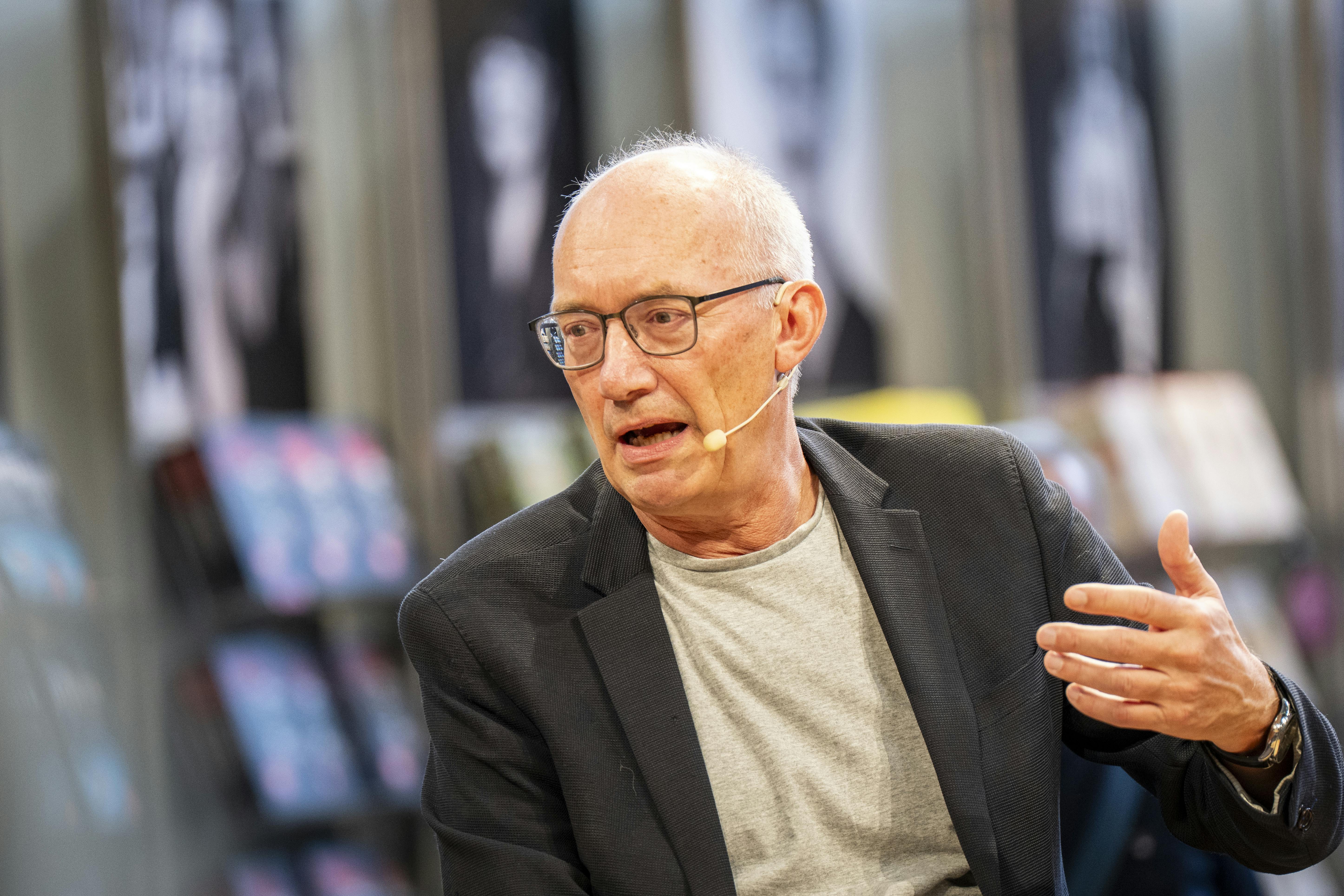 Niels Krause Kjær til Bogforum i Bella Center på Amager, fredag den 7. november 2025. (Foto: Sebastian Elias Uth/Scanpix 2025)
