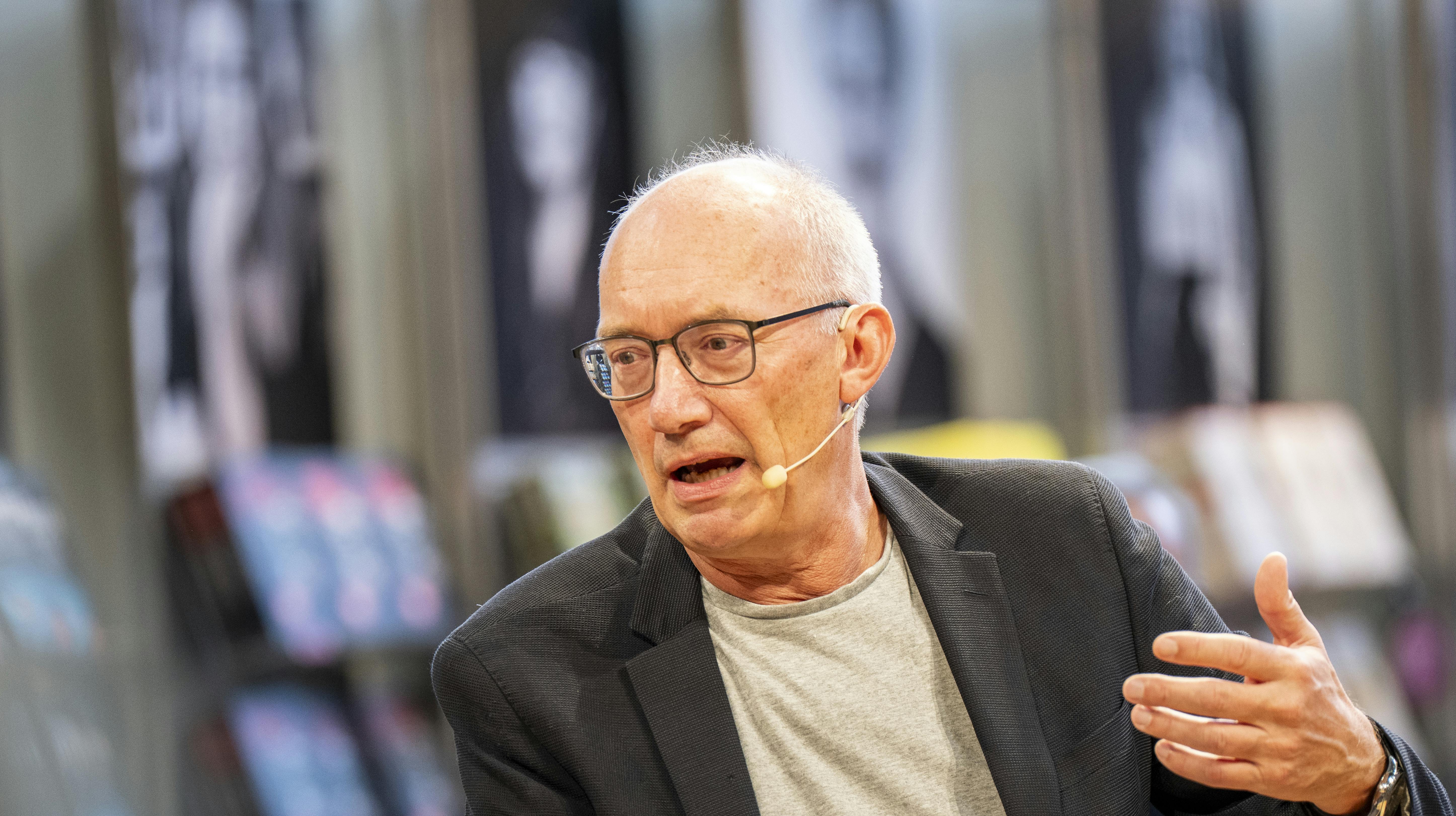 Niels Krause Kjær til Bogforum i Bella Center på Amager, fredag den 7. november 2025. (Foto: Sebastian Elias Uth/Scanpix 2025)