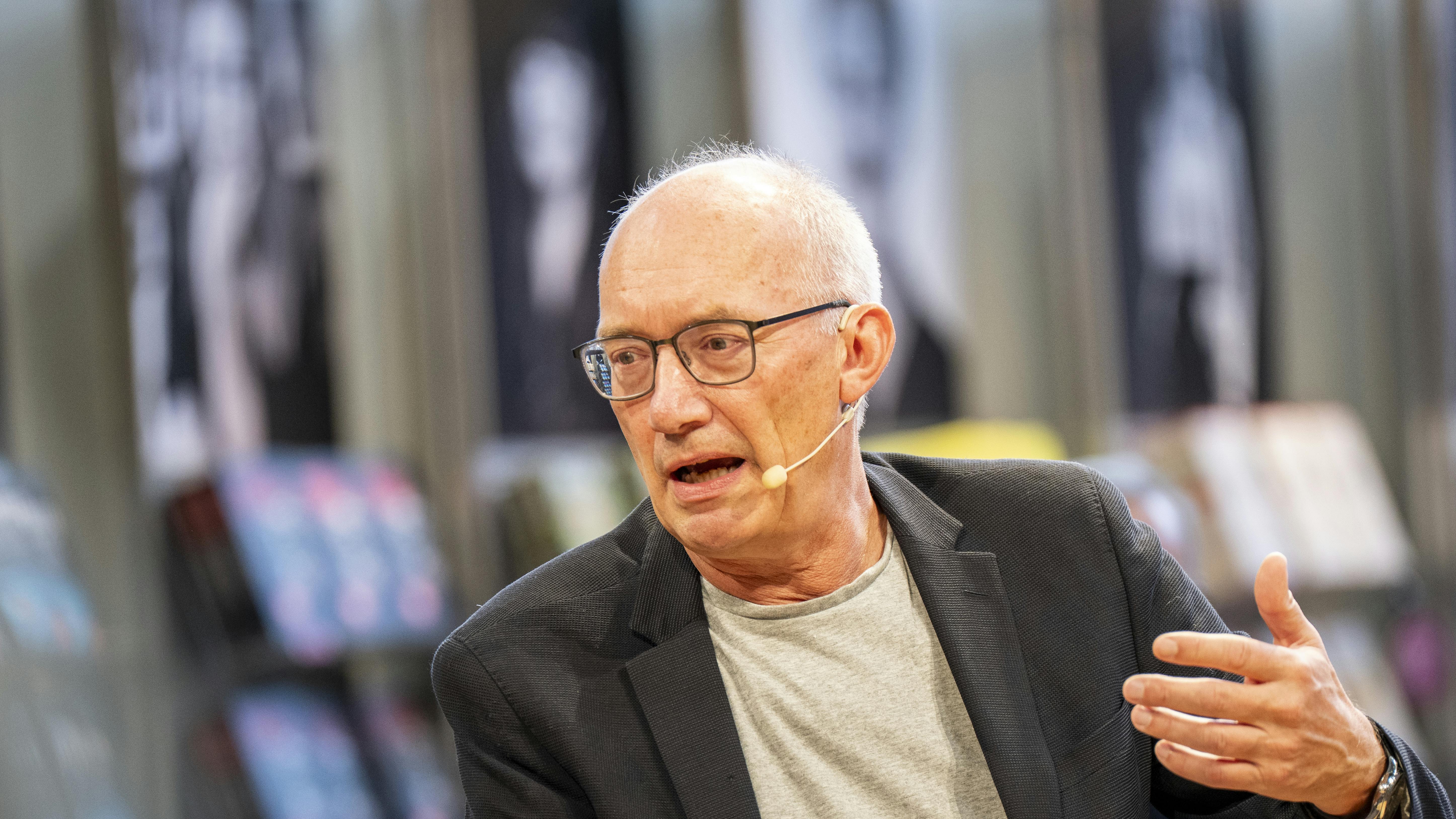 Niels Krause Kjær til Bogforum i Bella Center på Amager, fredag den 7. november 2025. (Foto: Sebastian Elias Uth/Scanpix 2025)
