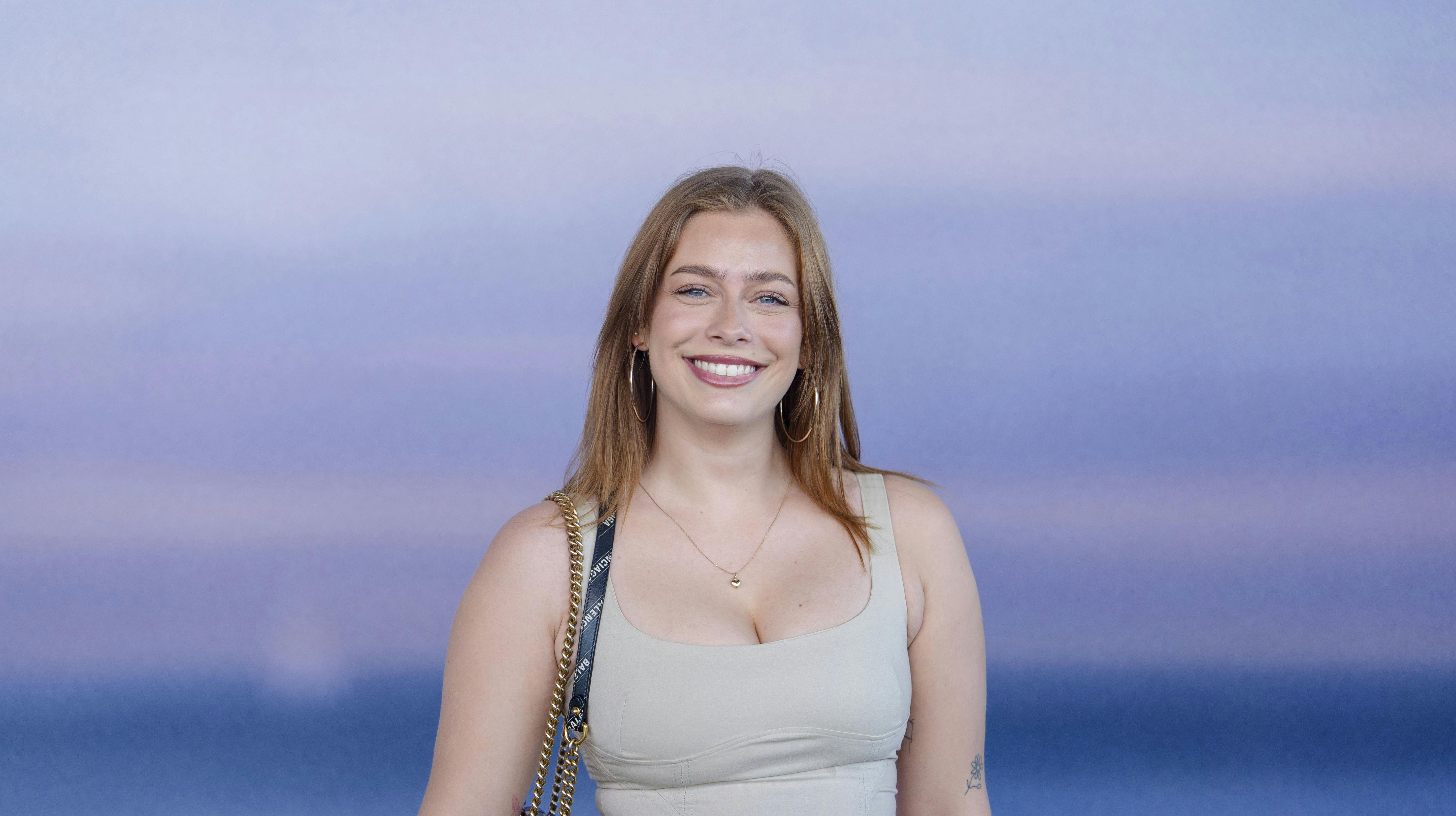 Melissa Bentsen vil ikke sige meget om kærlighedslivet, men noget kunne tyde på, at hun er faldet for skuespiller Lasse Fogelstrøm.